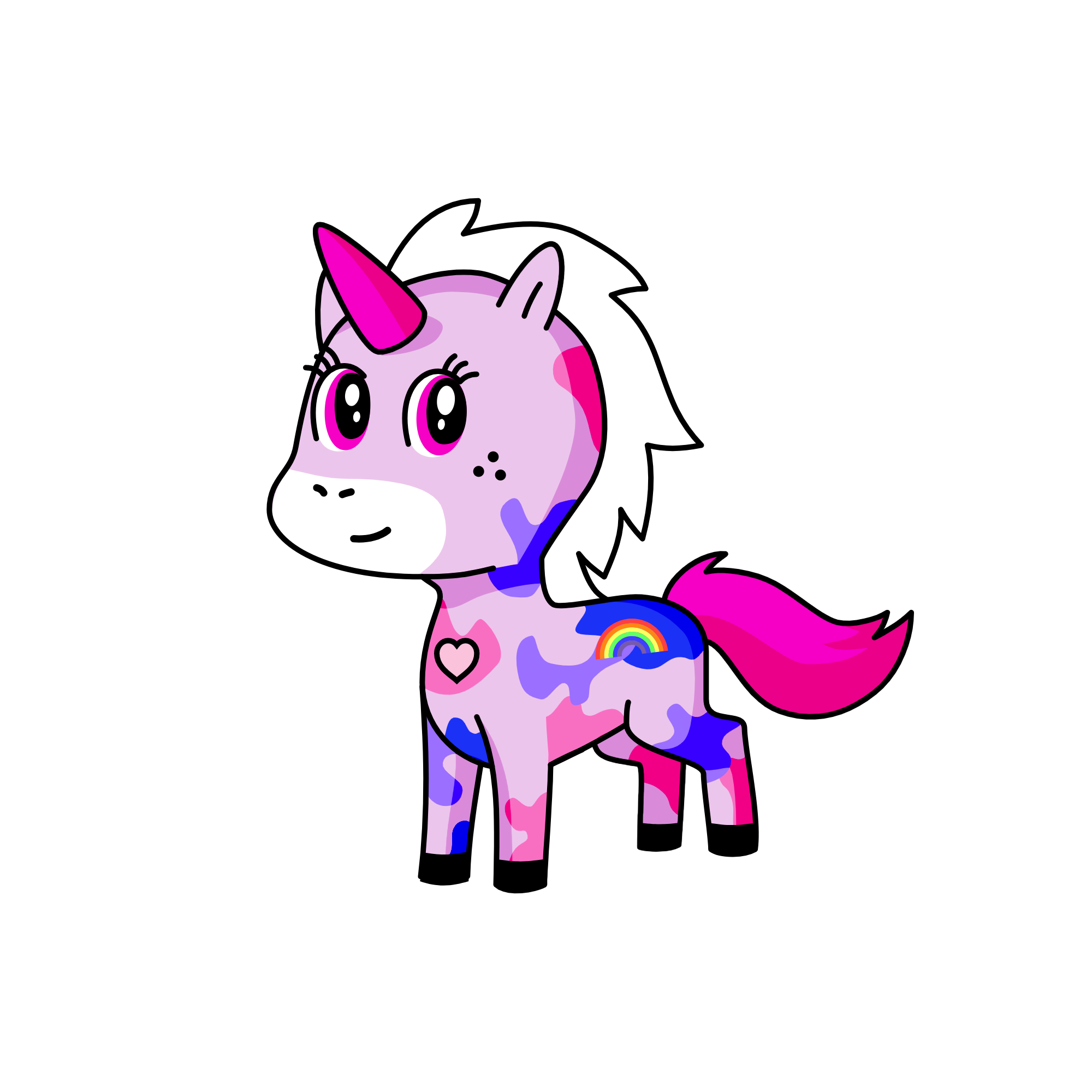 Camo, the unicorn