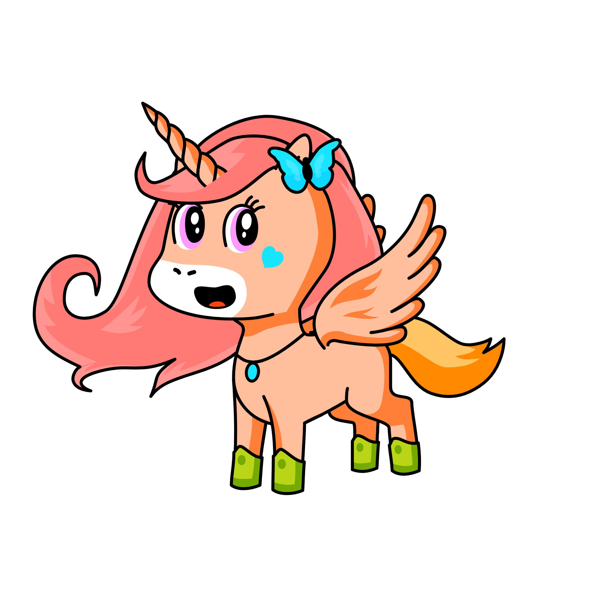 Easter Bloom, the unicorn