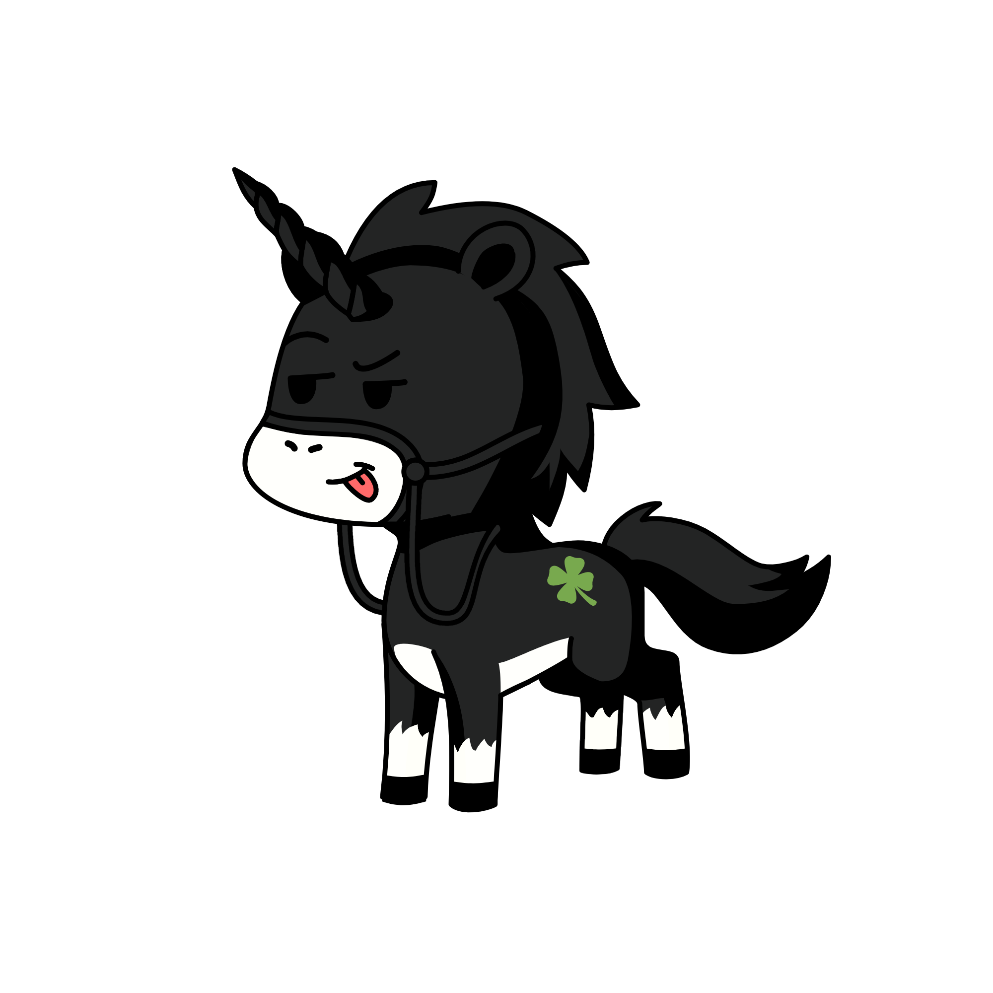 lucky moon, the unicorn