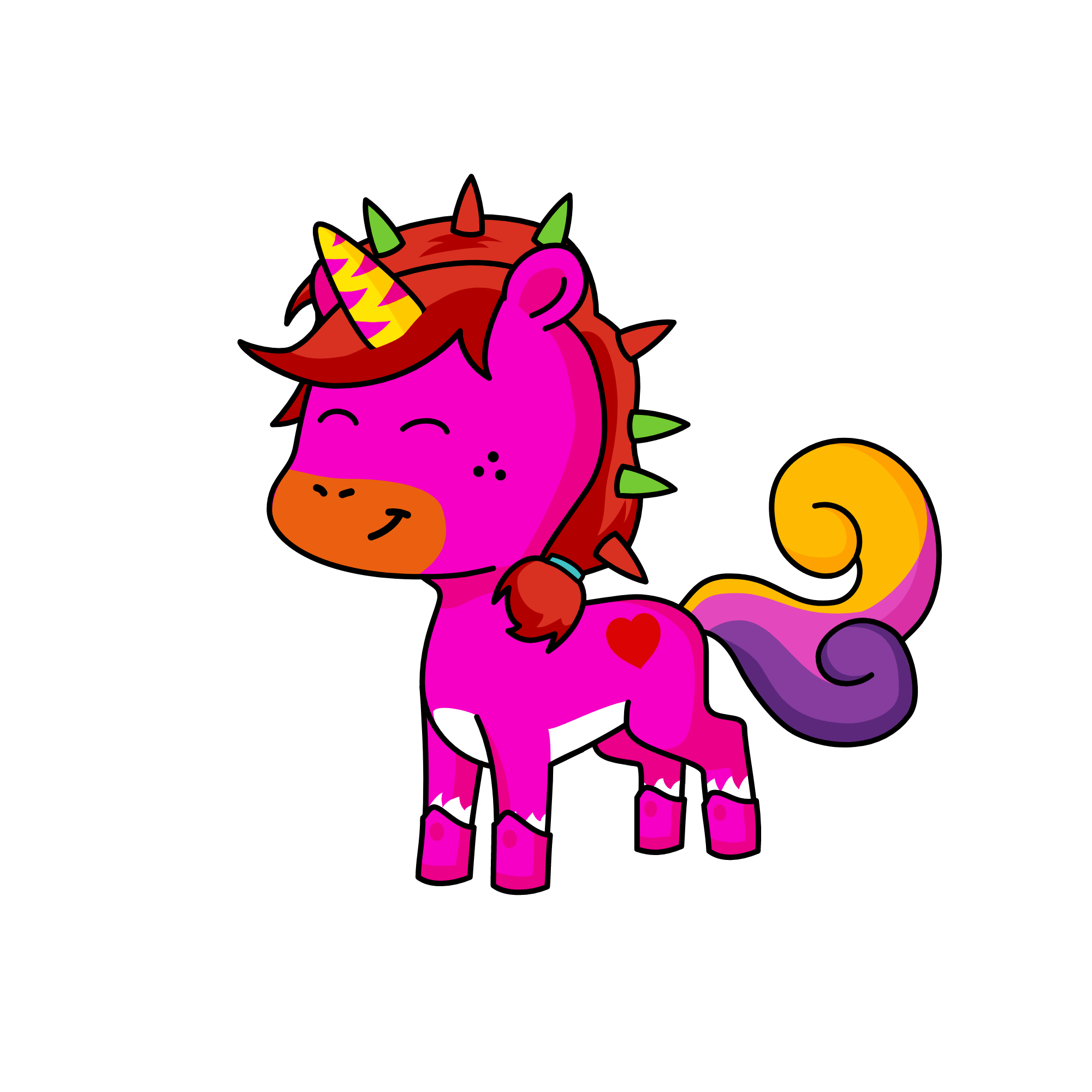 Forrest moon, the unicorn