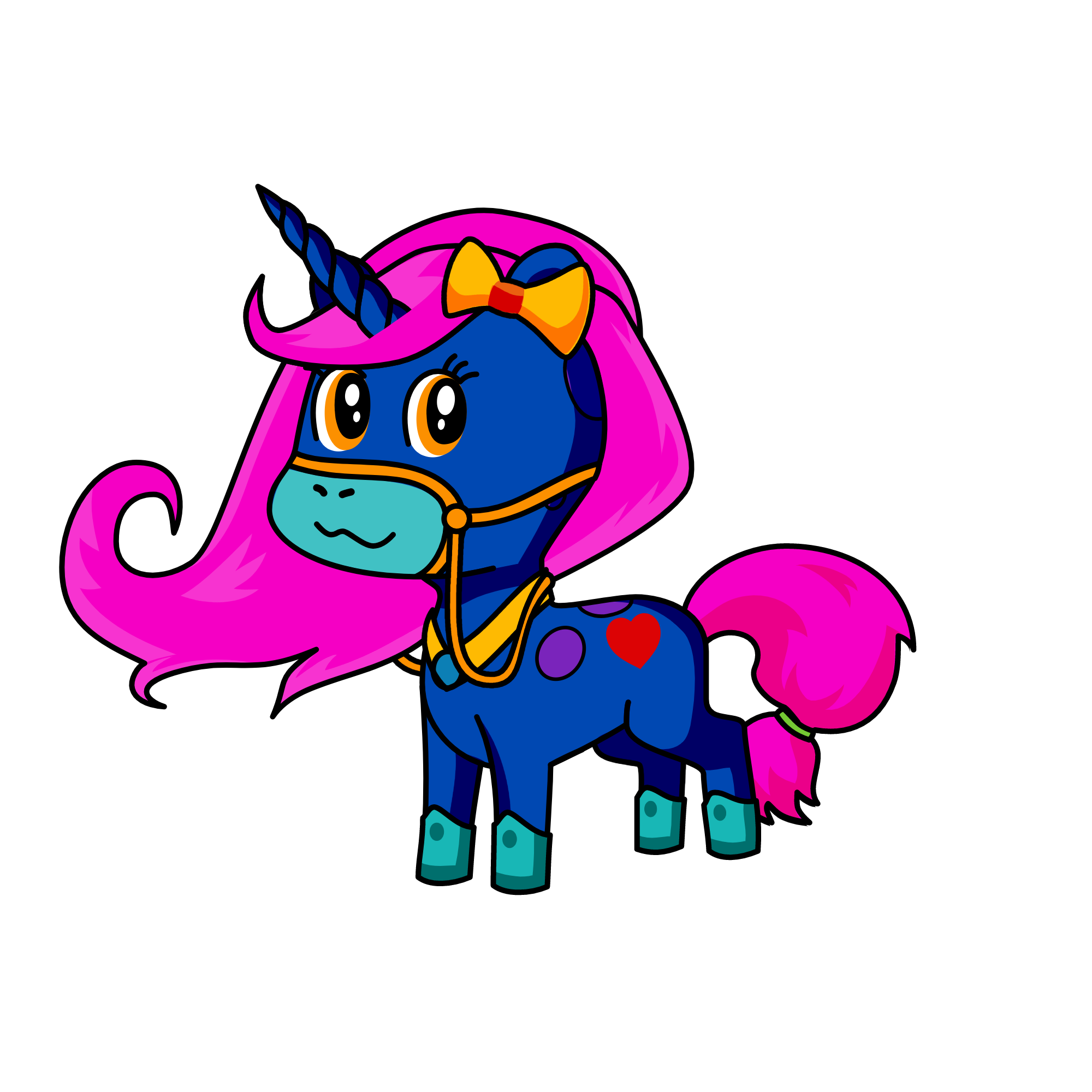 hunting moon, the unicorn