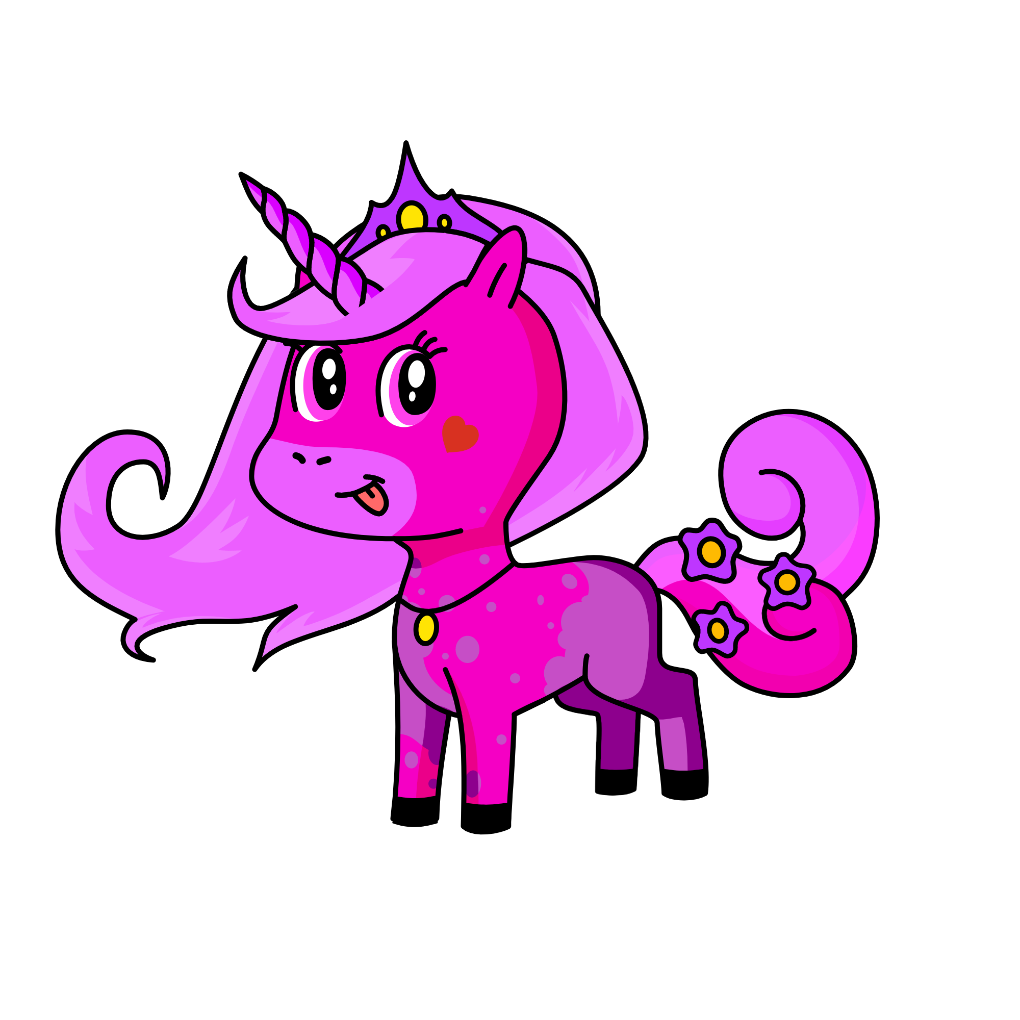 Moppa, the unicorn