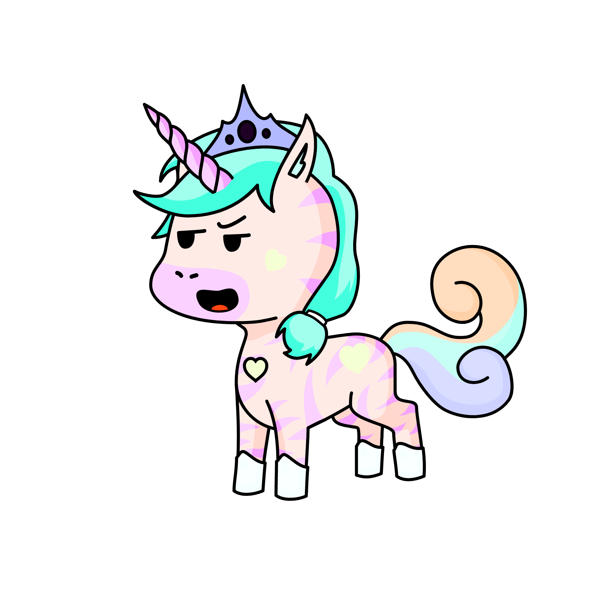 pastel, the unicorn