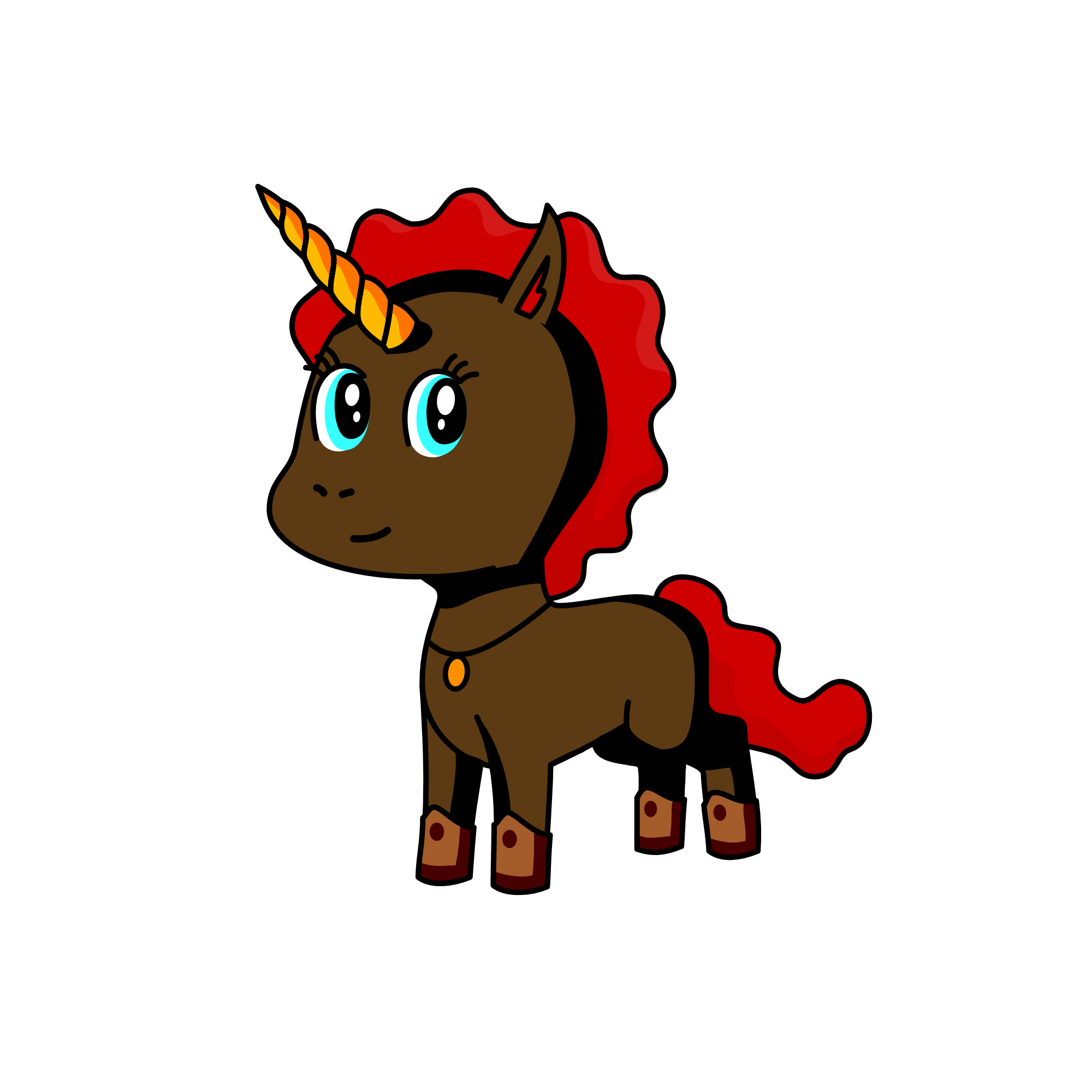 Merida, the unicorn