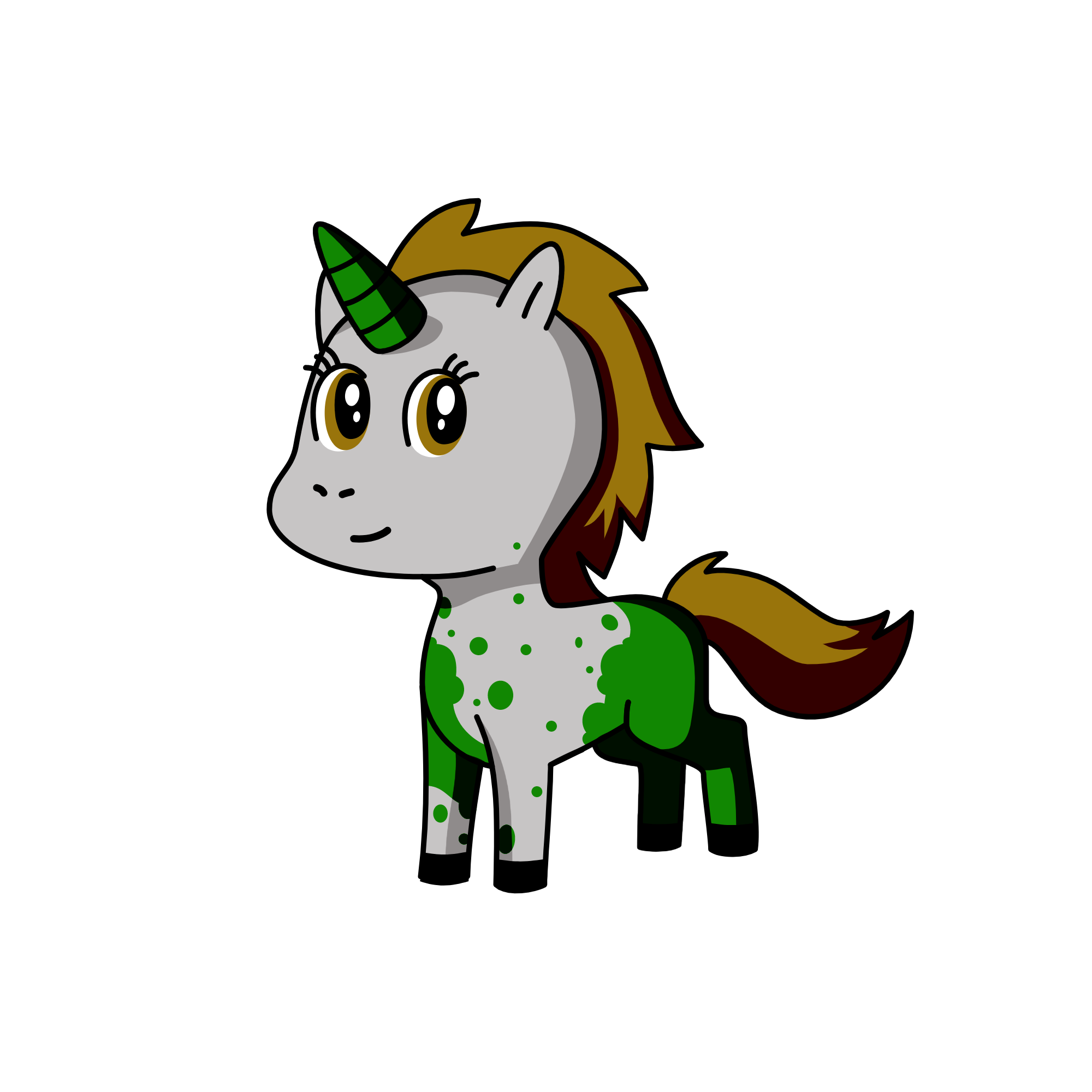 Fa Mulan, the unicorn