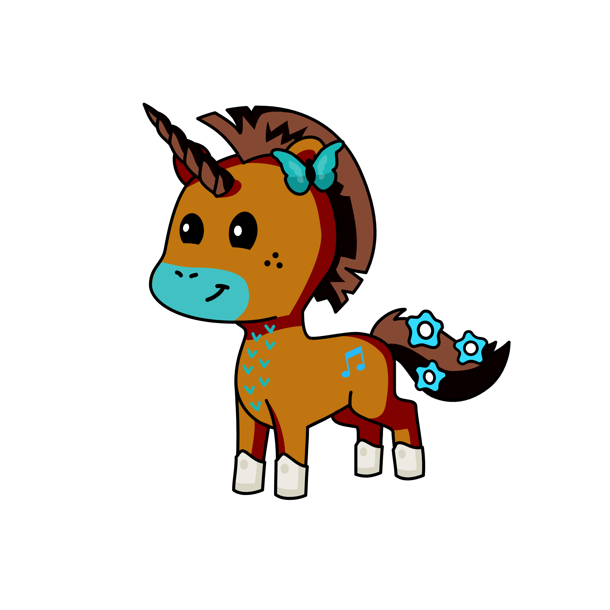 BLÅ, the unicorn