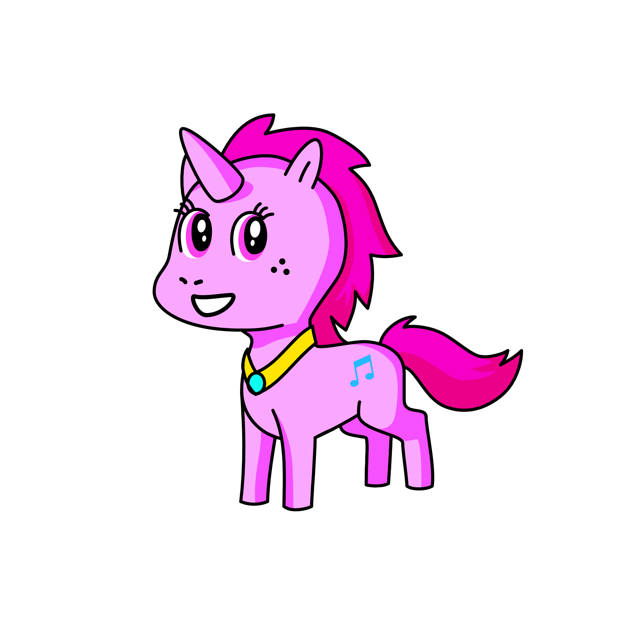 Pinkie Pie, the unicorn
