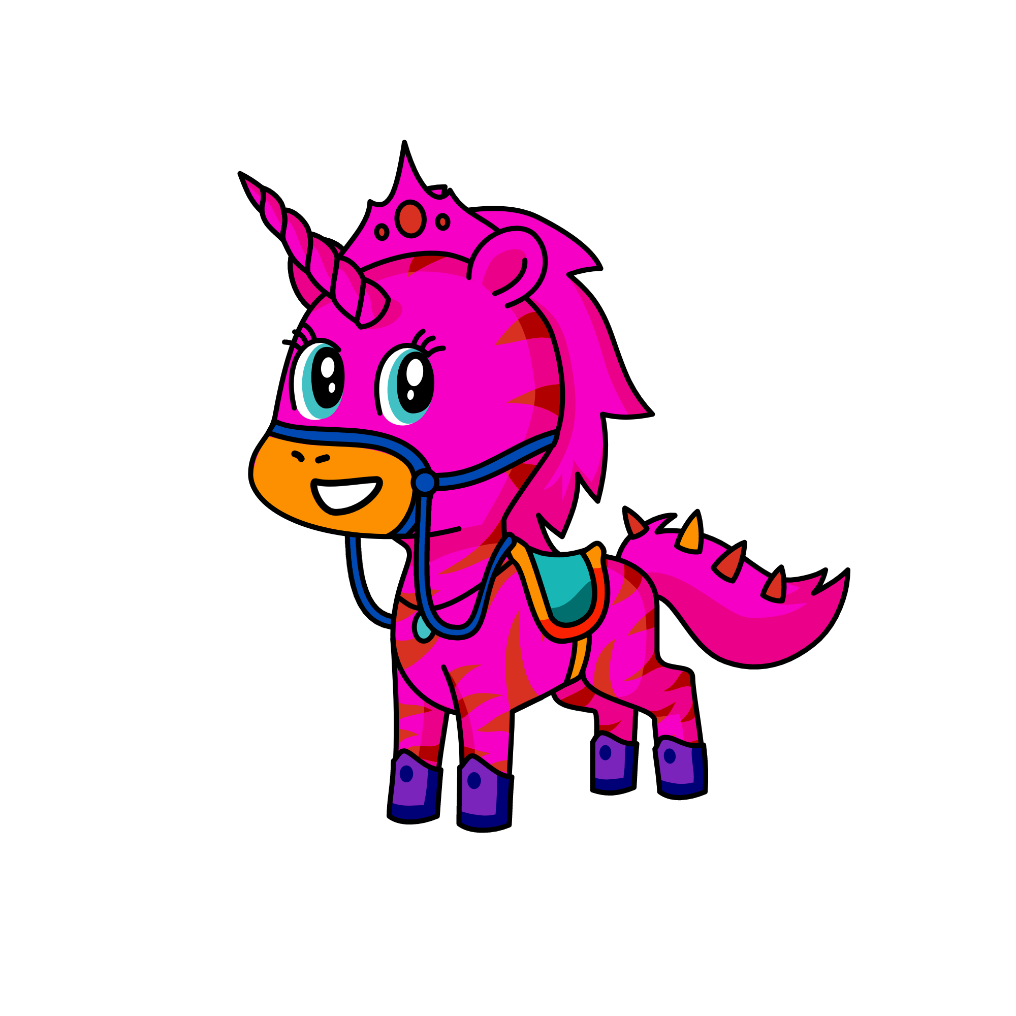 QUeenPink, the unicorn
