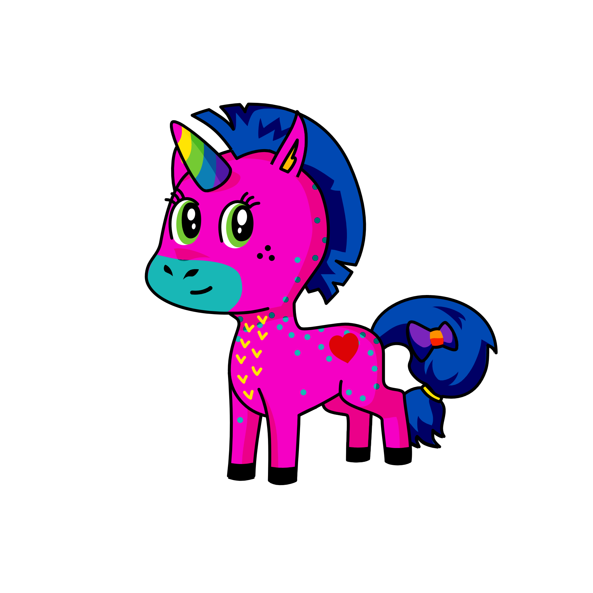 sparkle butt, the unicorn