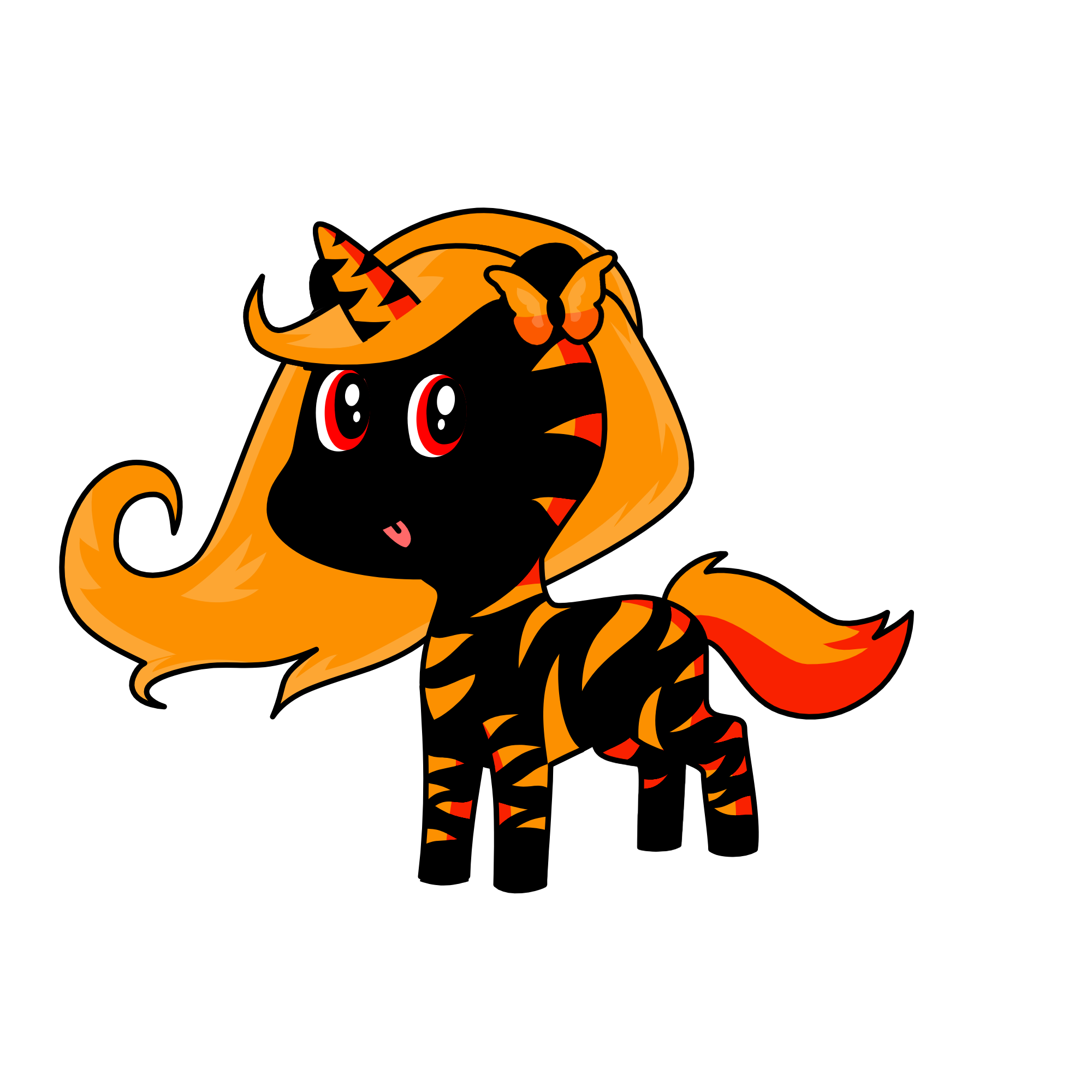 TigerGirl, the unicorn