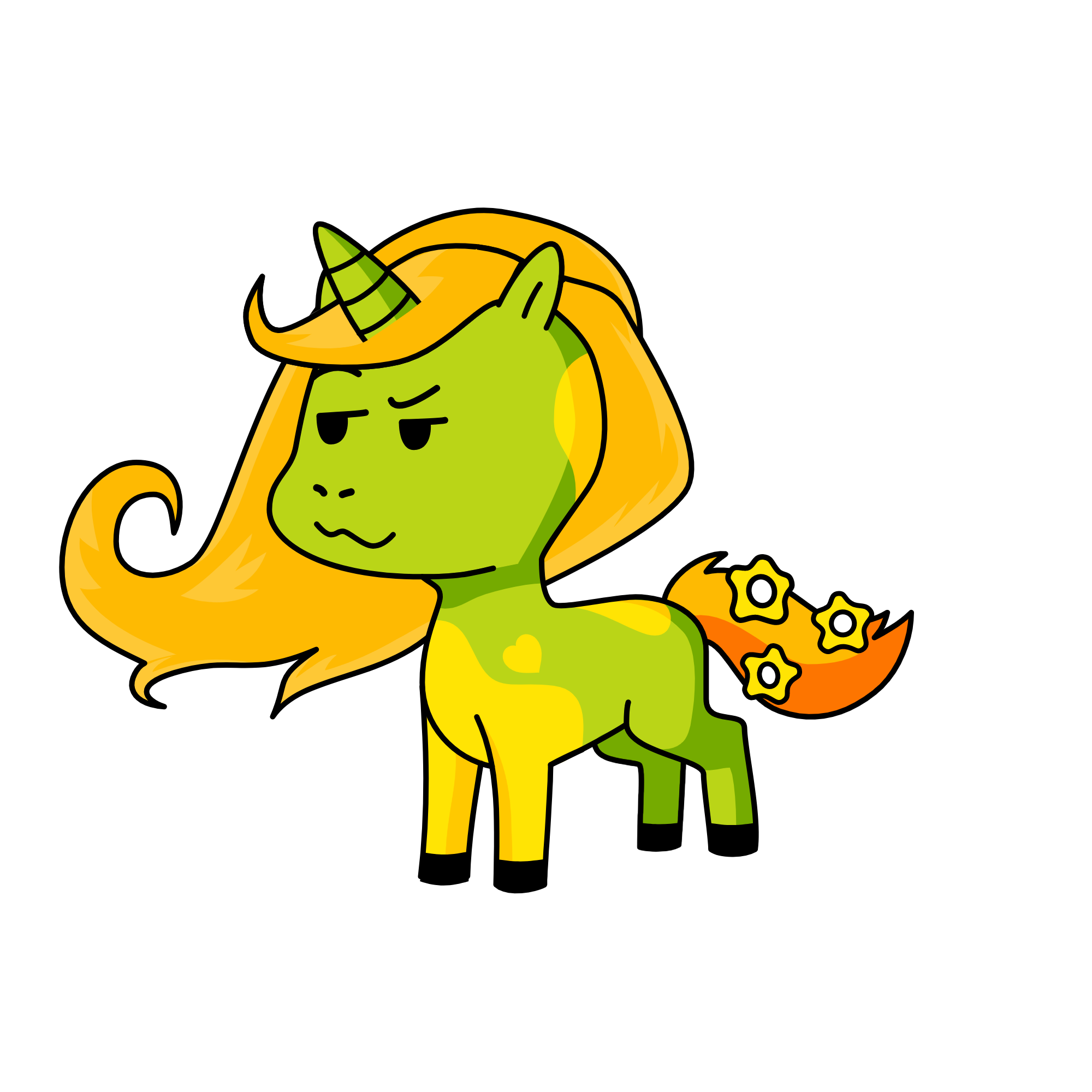 Zuchinni, the unicorn