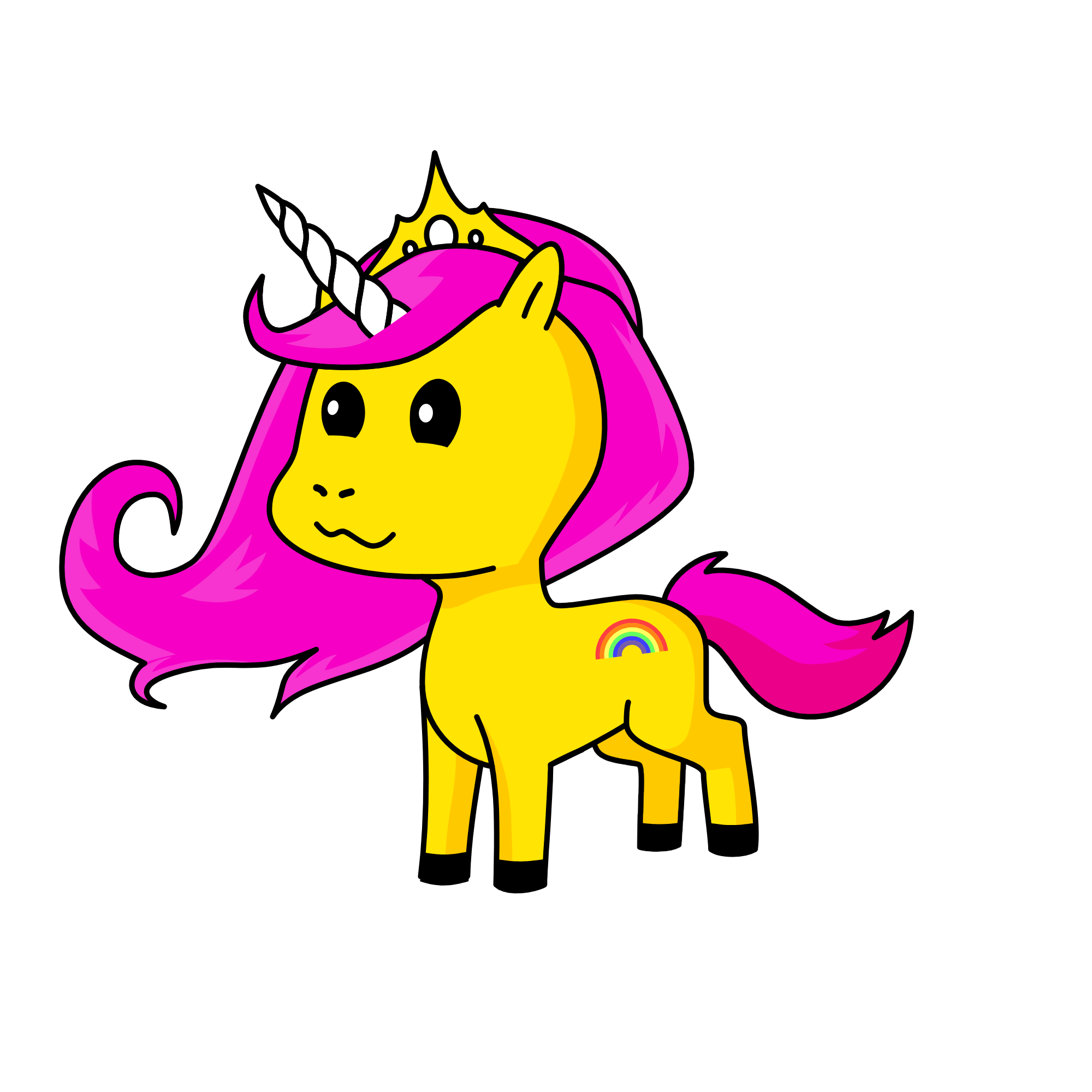 Princess Sparkle-Pants, the unicorn