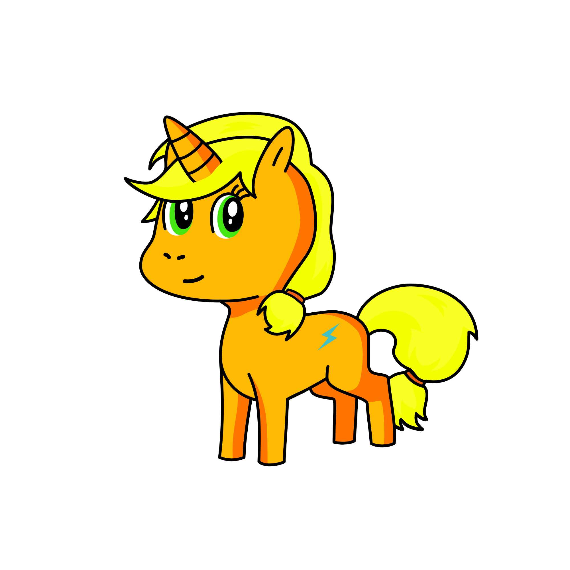 Applejack, the unicorn