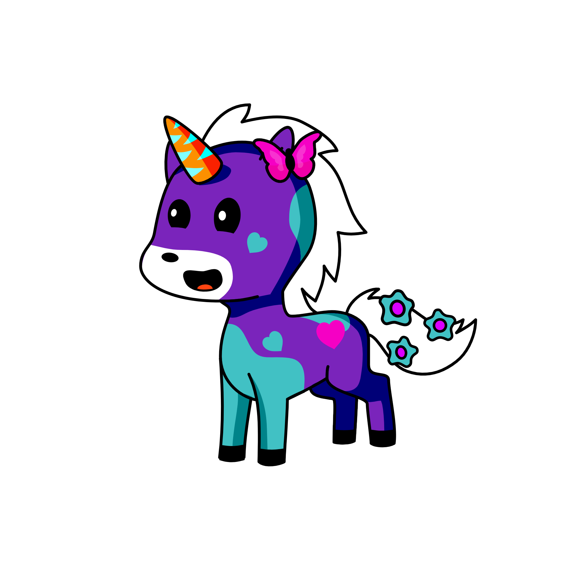 Wonderful Winter Magic, the unicorn