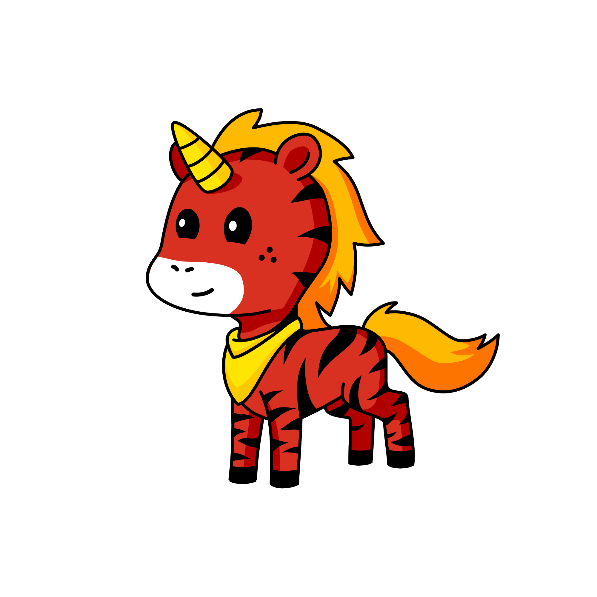 fire, the unicorn