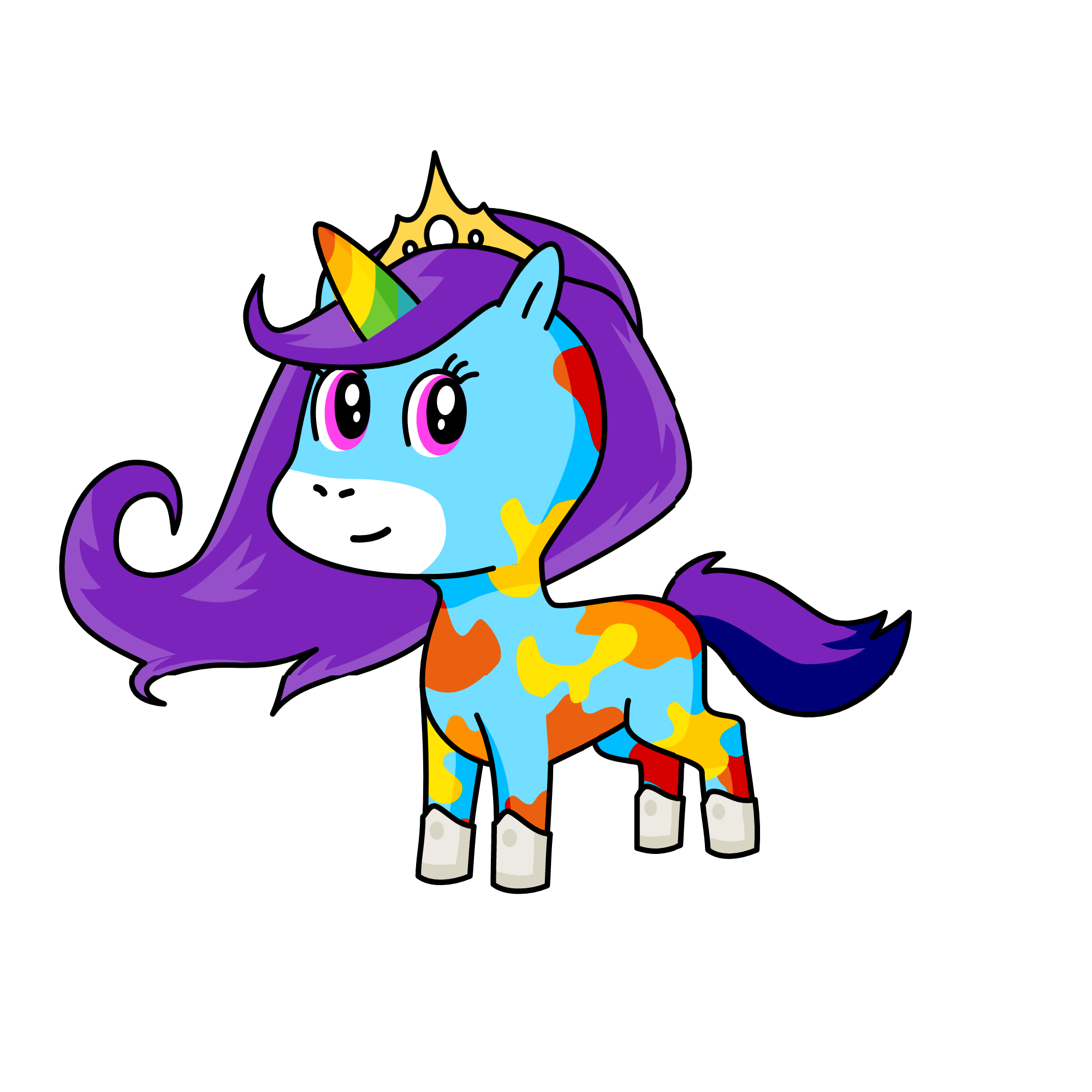 paintacorn, the unicorn