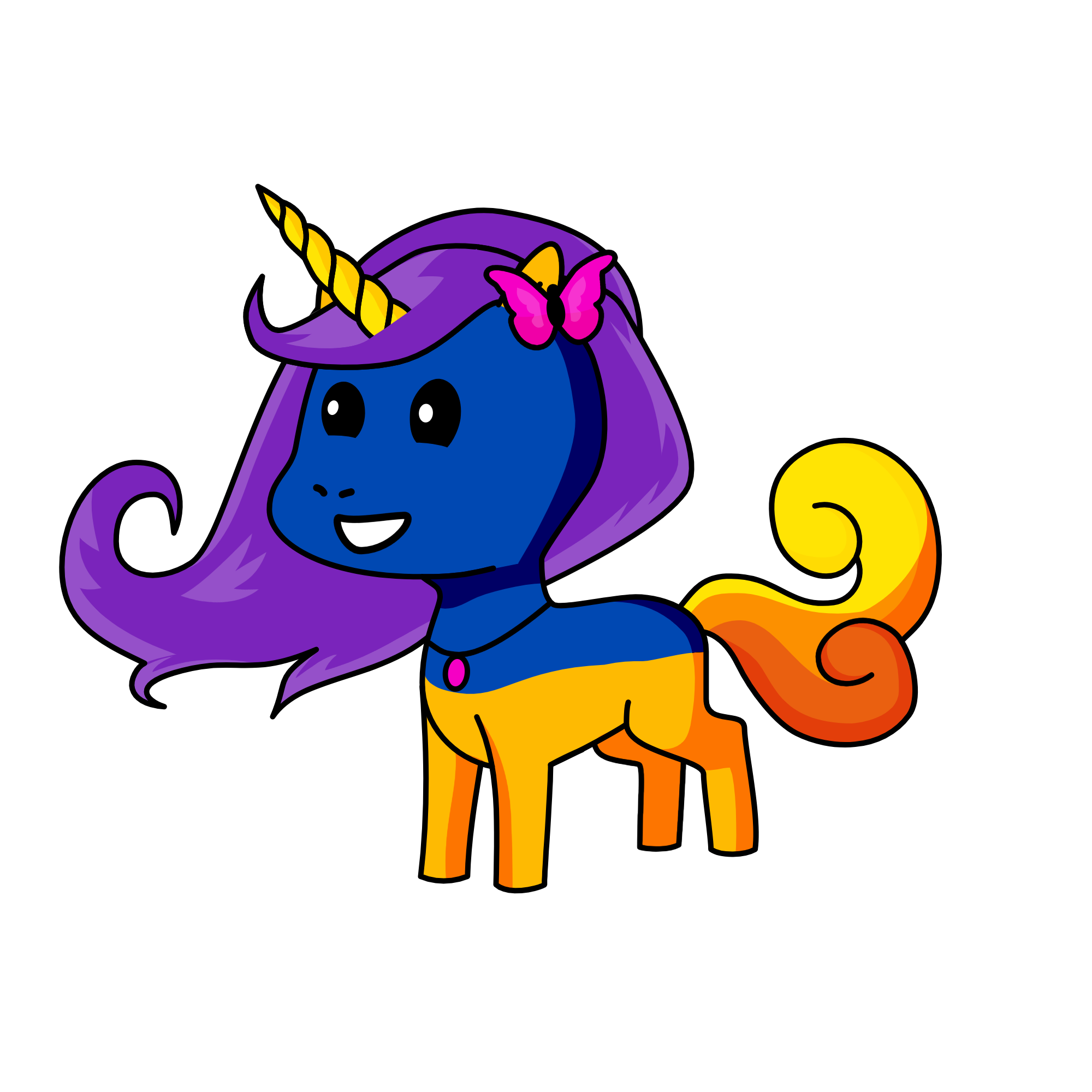 snow white, the unicorn