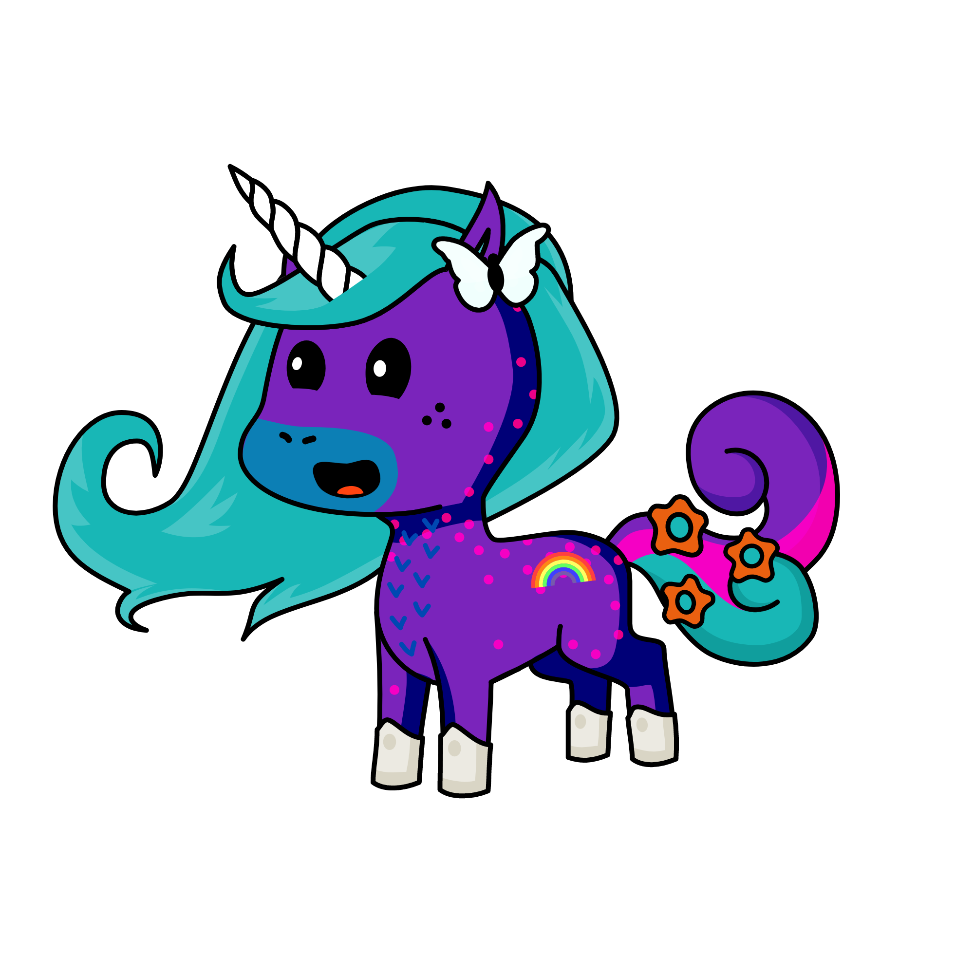 Sparkels, the unicorn