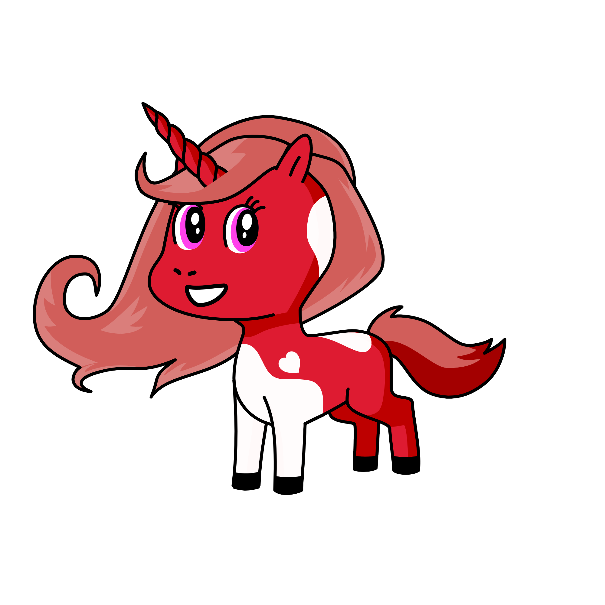 Fire, the unicorn