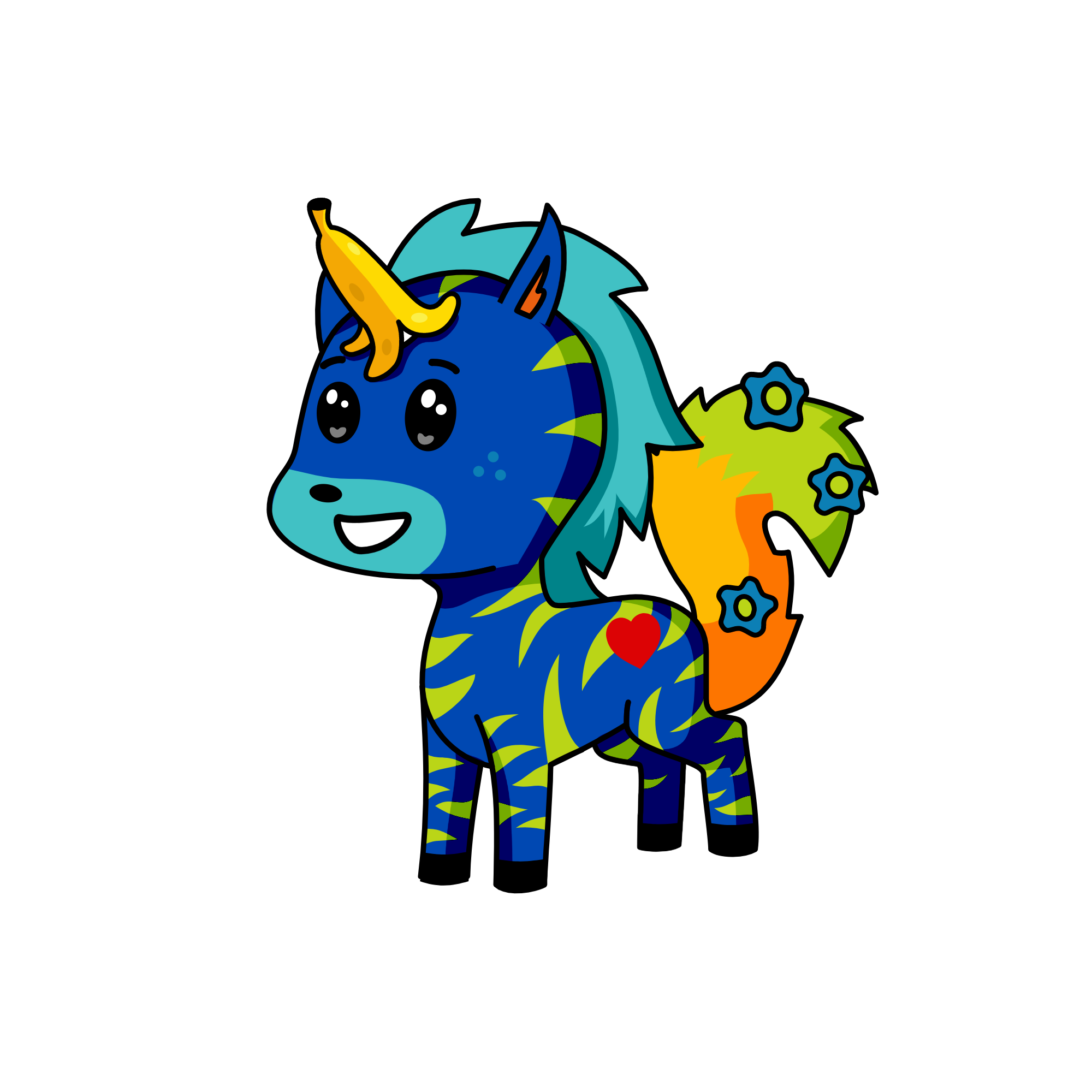 بيس, the unicorn