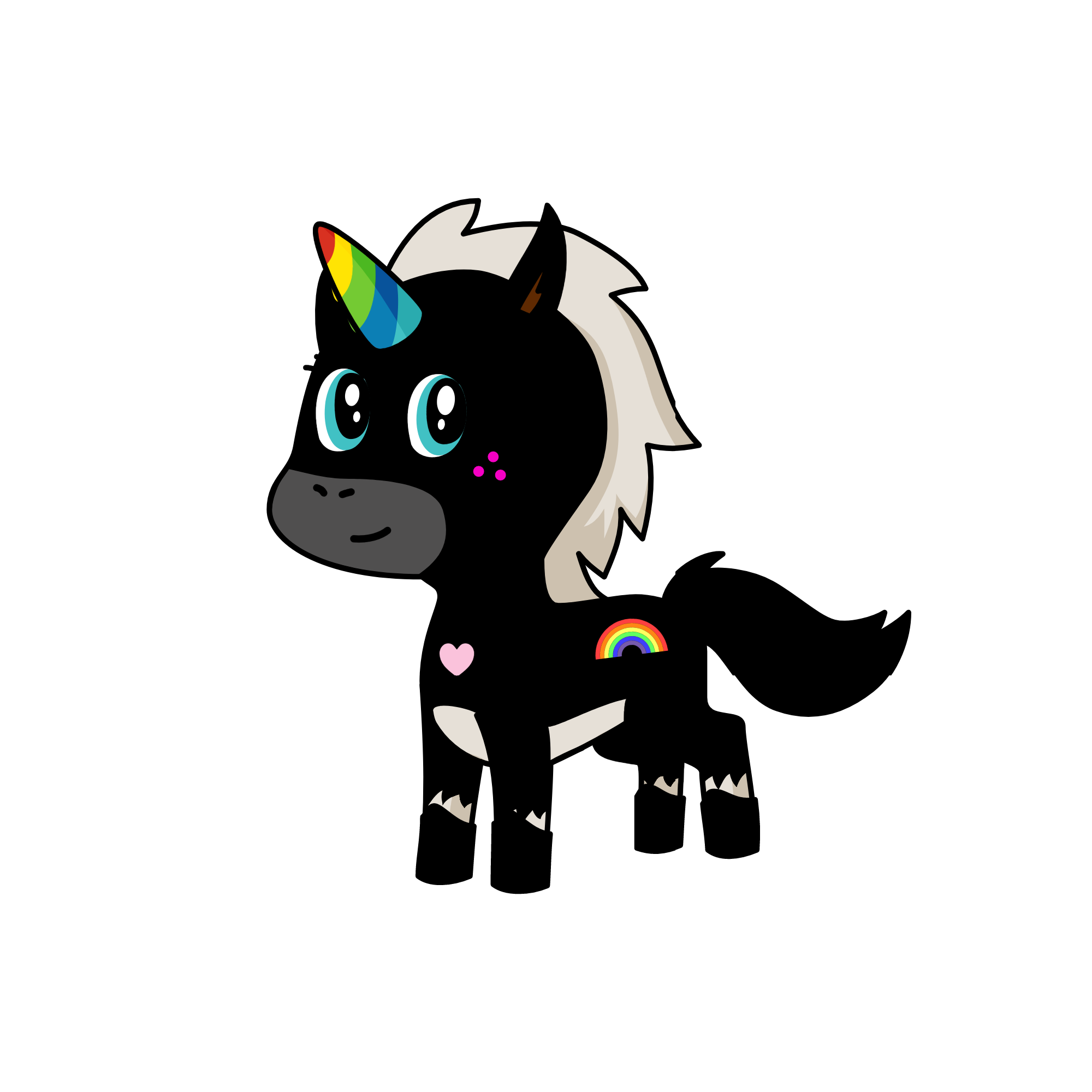 Darker, the unicorn