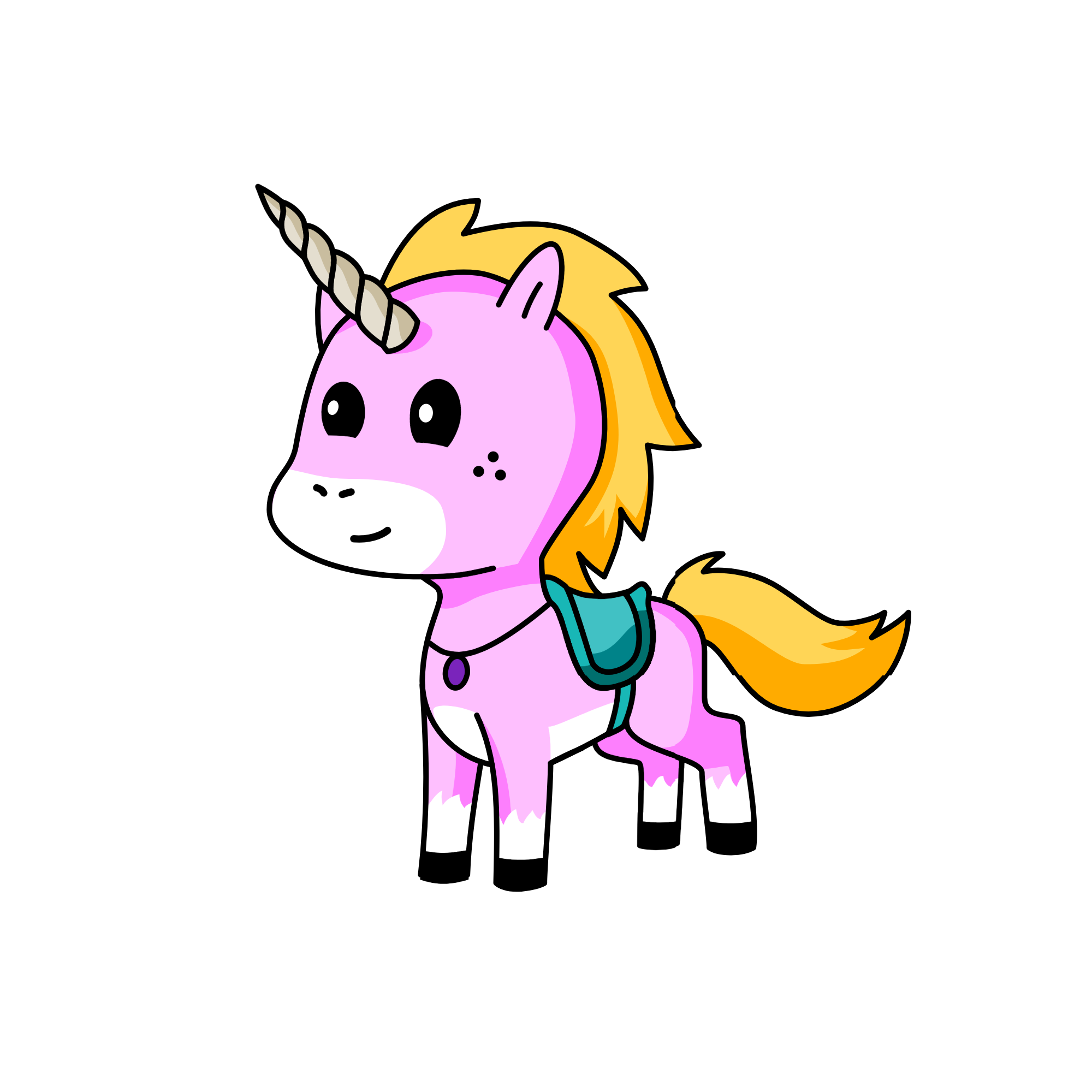pinka, the unicorn