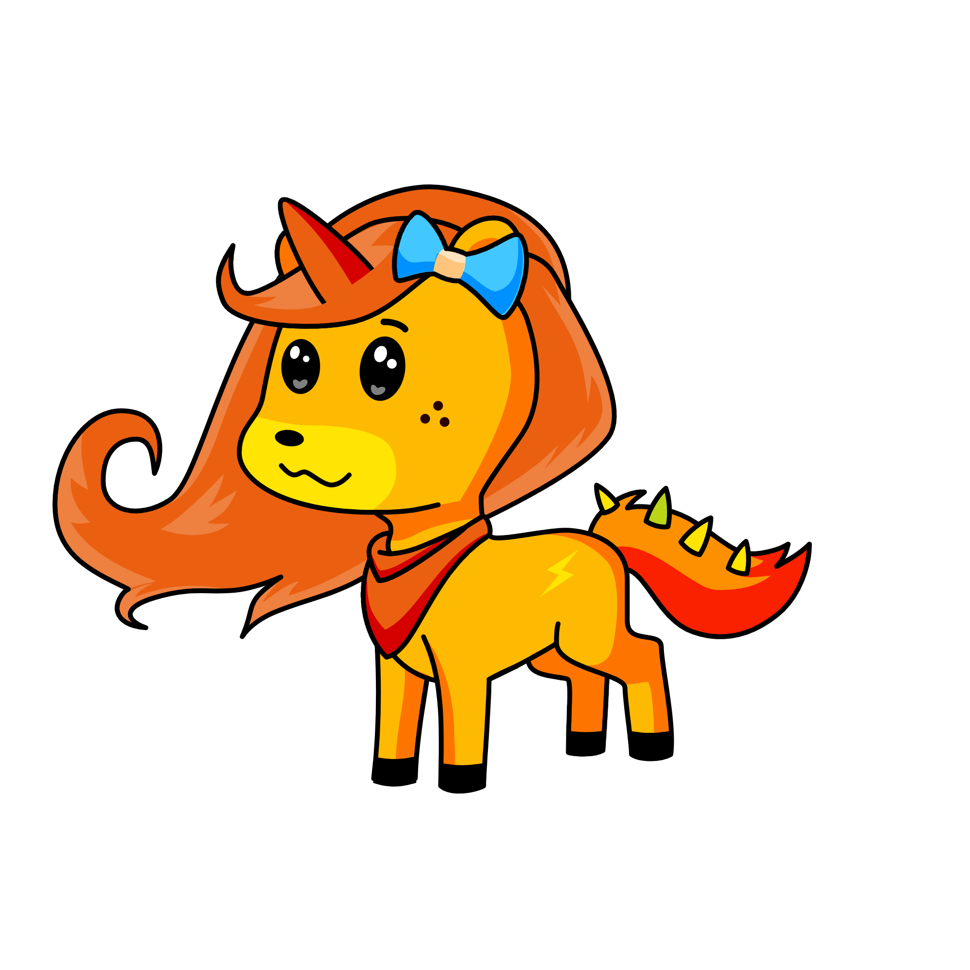 Sunshine Kitten, the unicorn