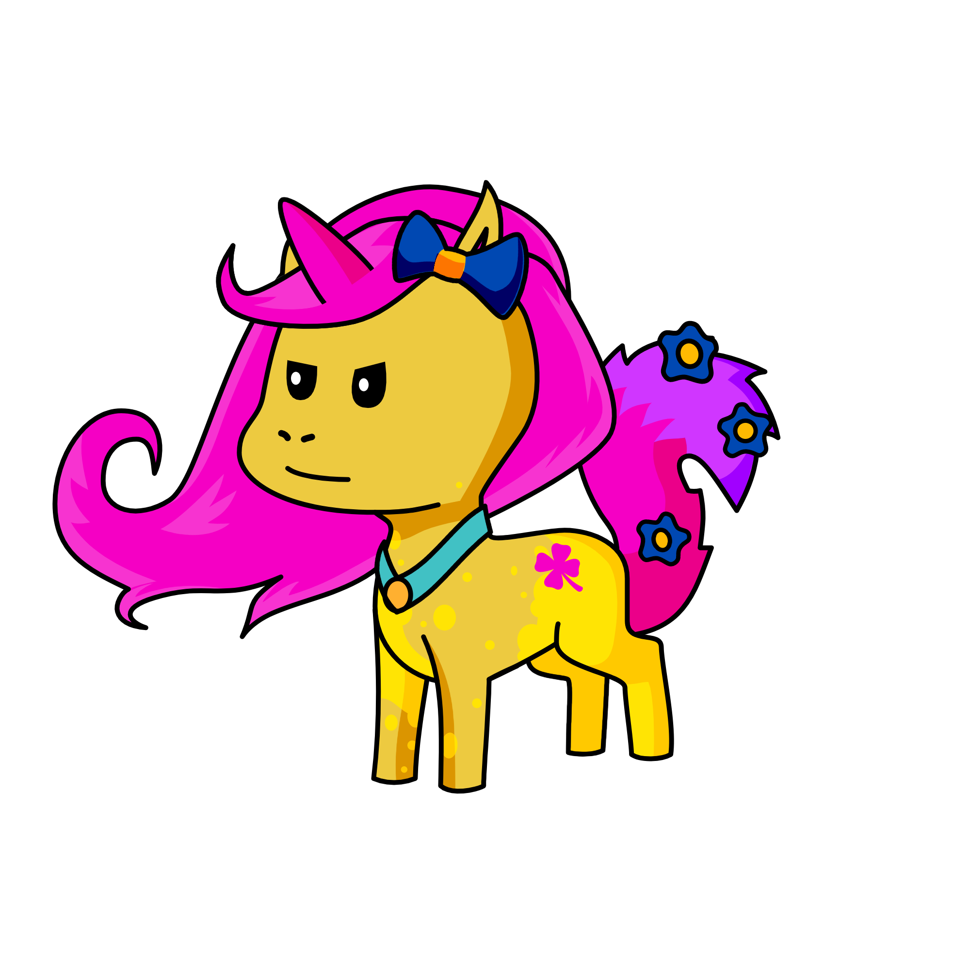 Anti-Fluttershy, the unicorn
