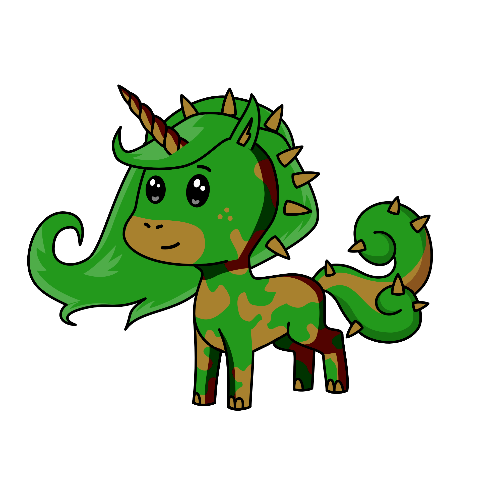 cam camouflage, the unicorn