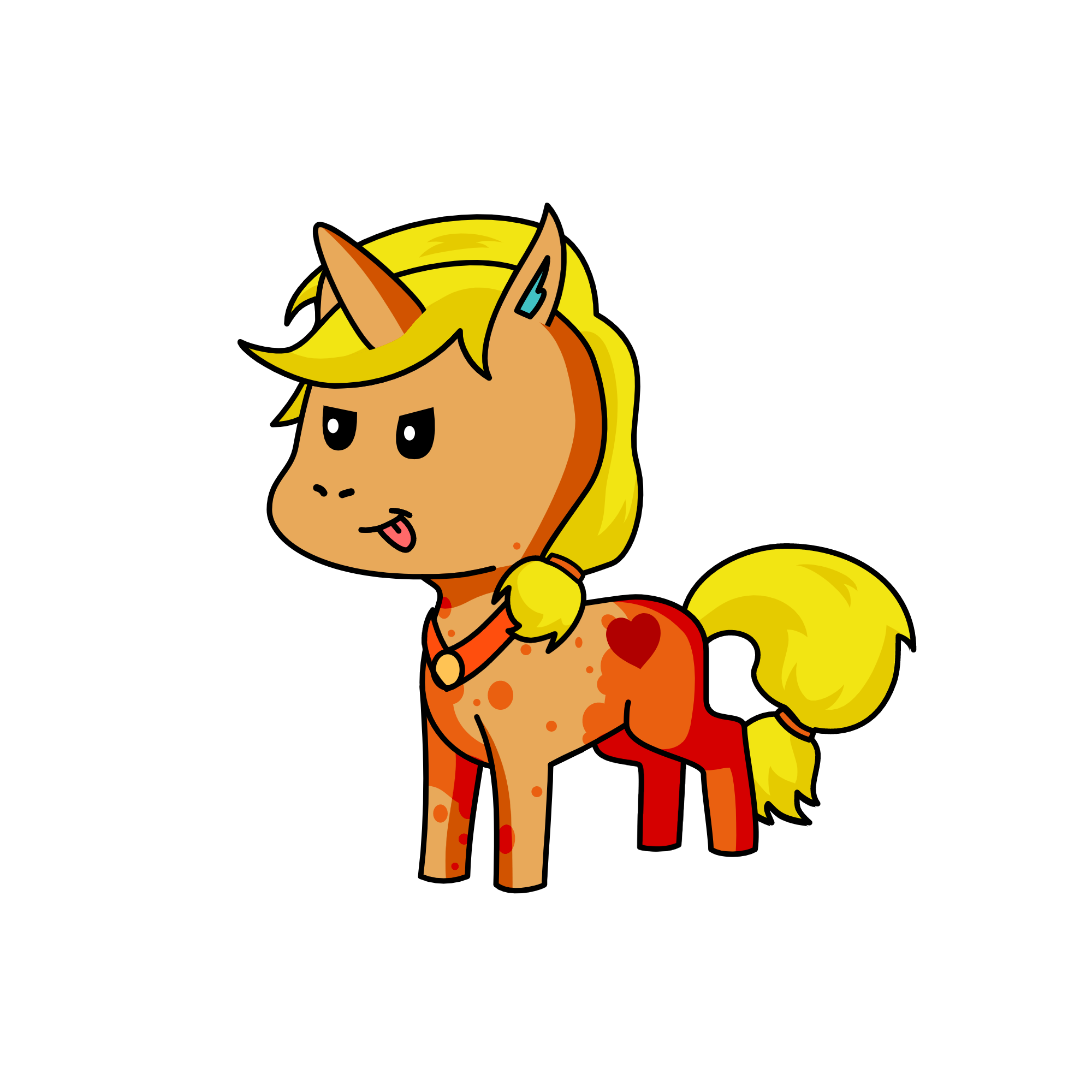 Anti-Applejack, the unicorn