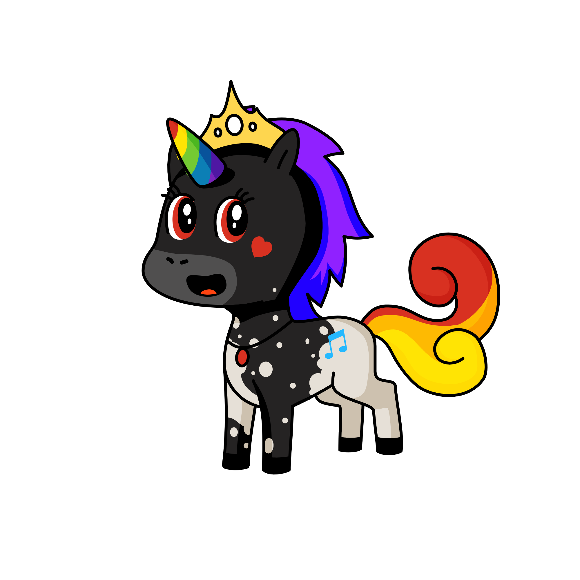 rainbow, the unicorn