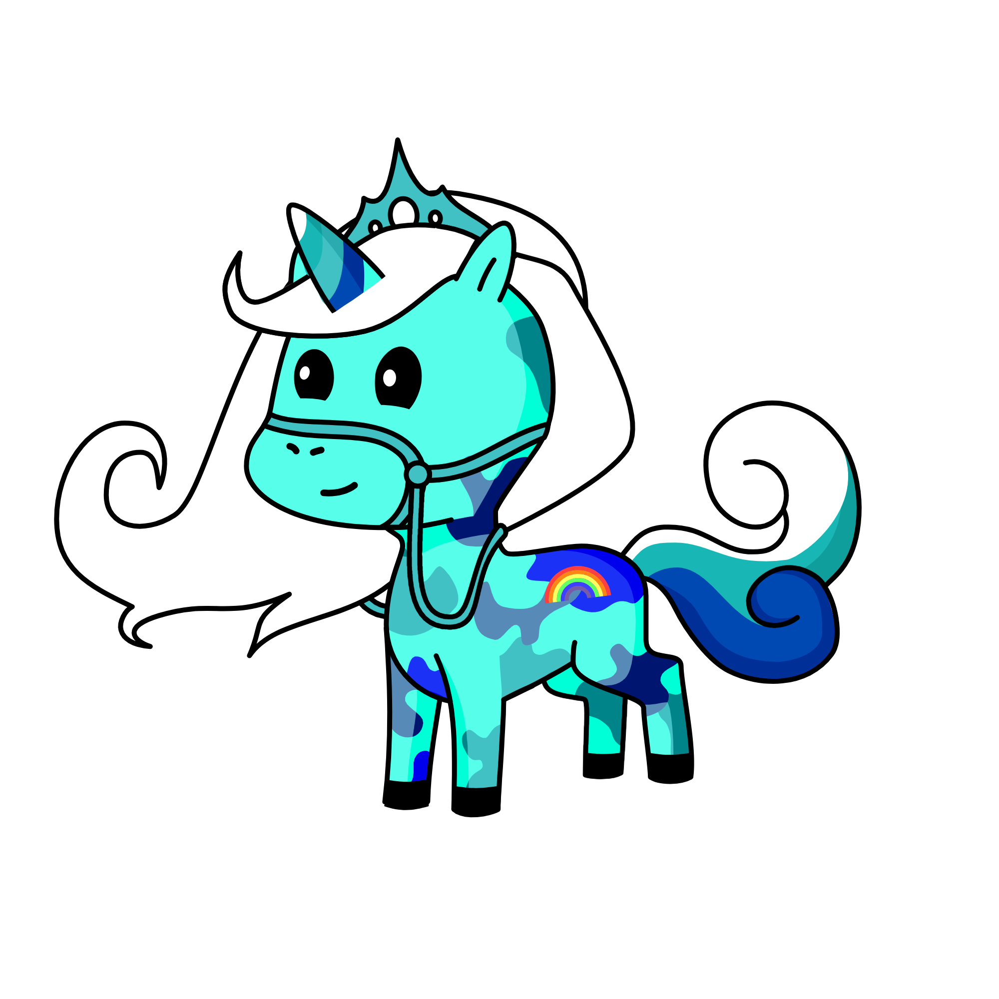 snowy, the unicorn
