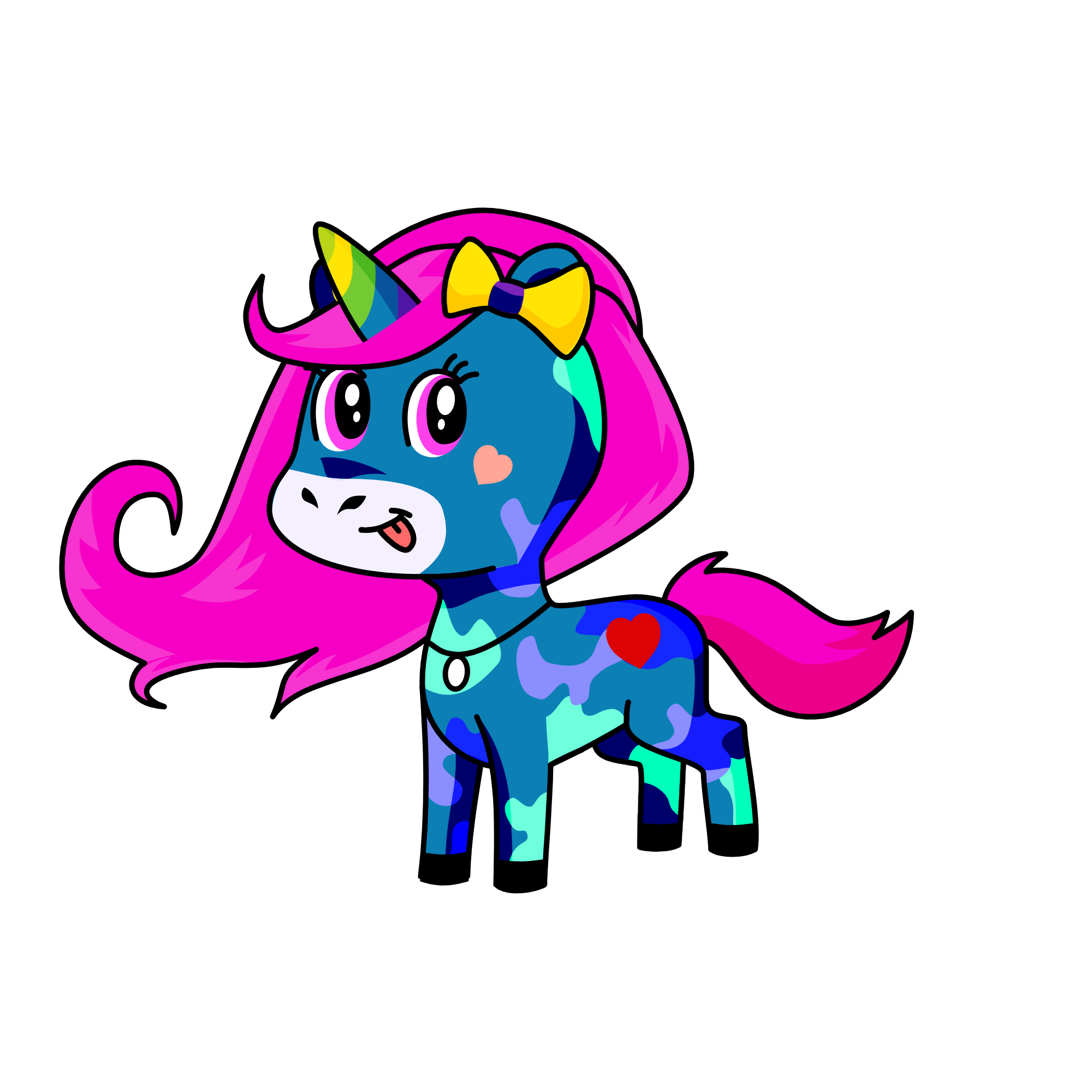 lola heart, the unicorn