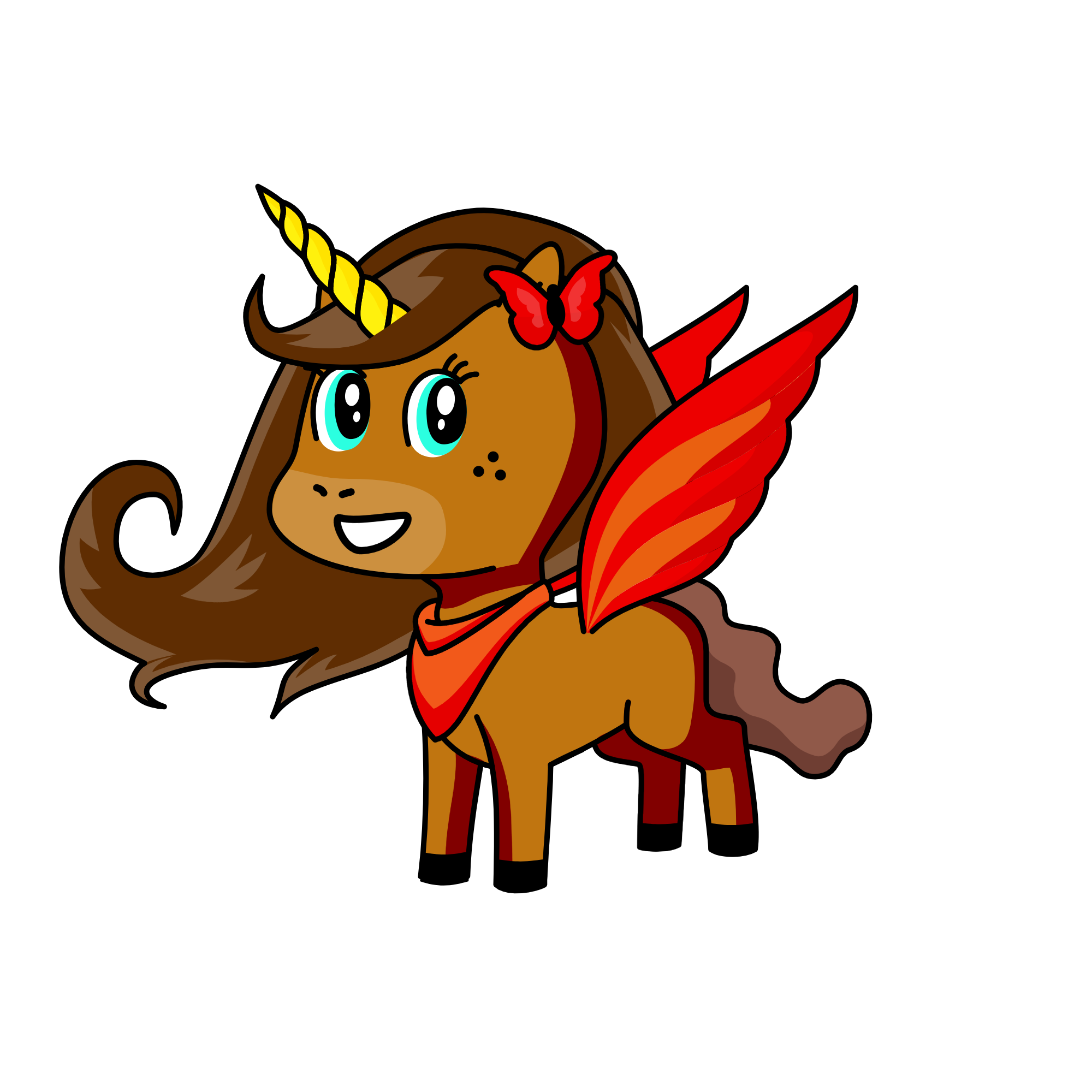 brownie, the unicorn