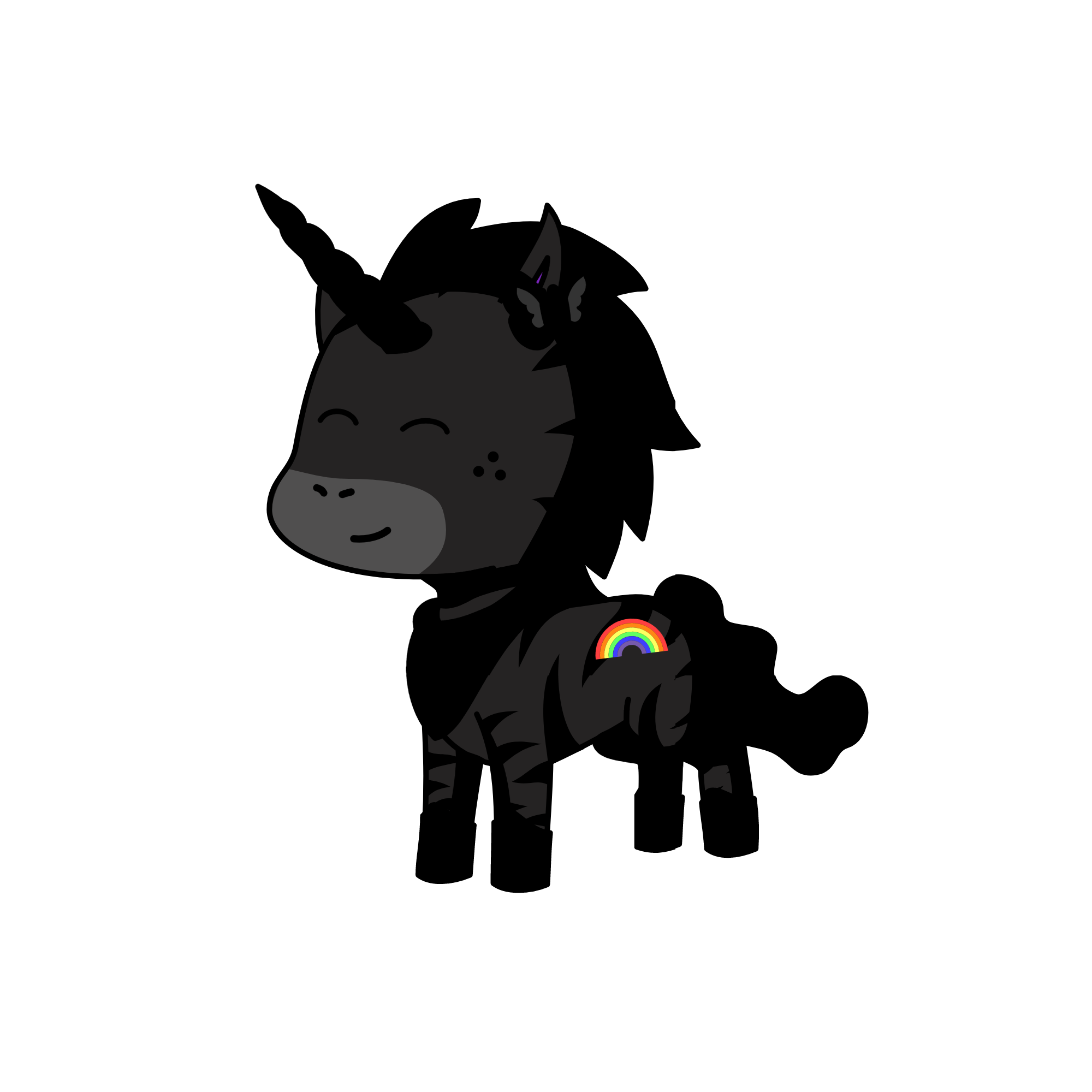 blackie, the unicorn