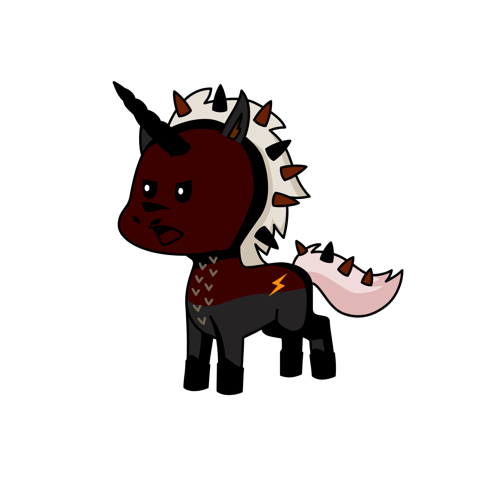 Meanclaw, the unicorn