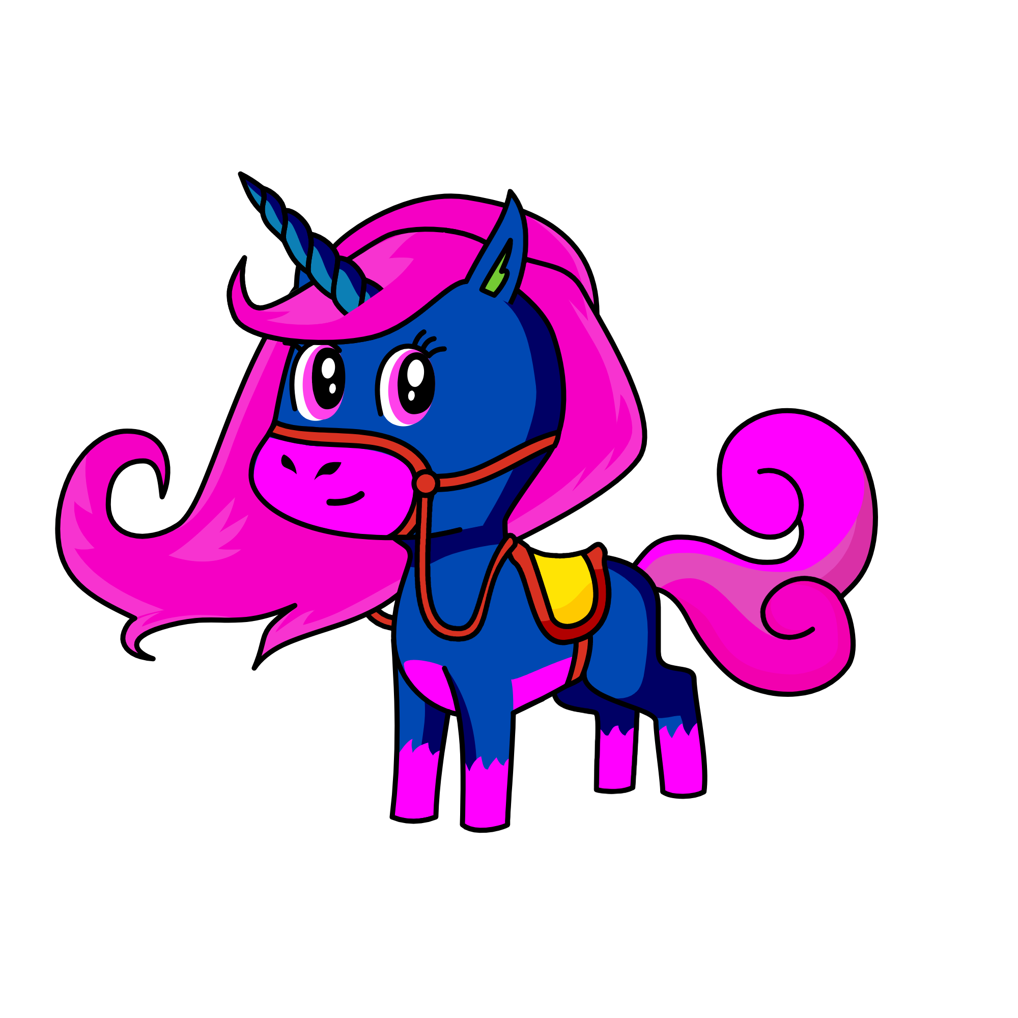 Poofy, the unicorn