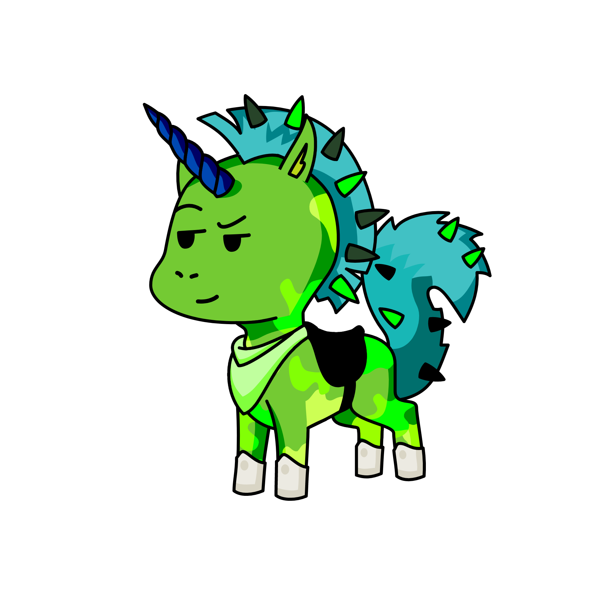 Pop, the unicorn