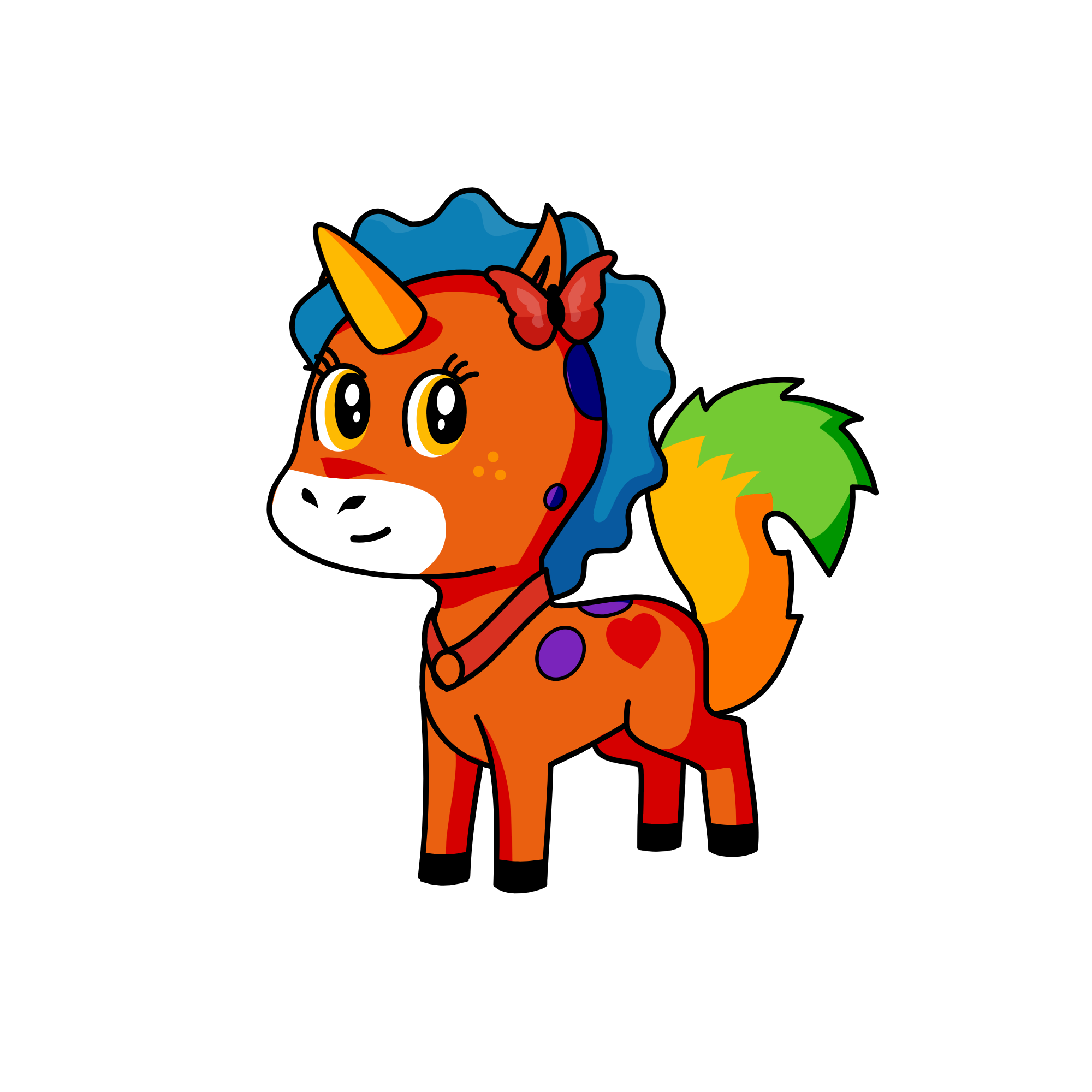 Sandy, the unicorn