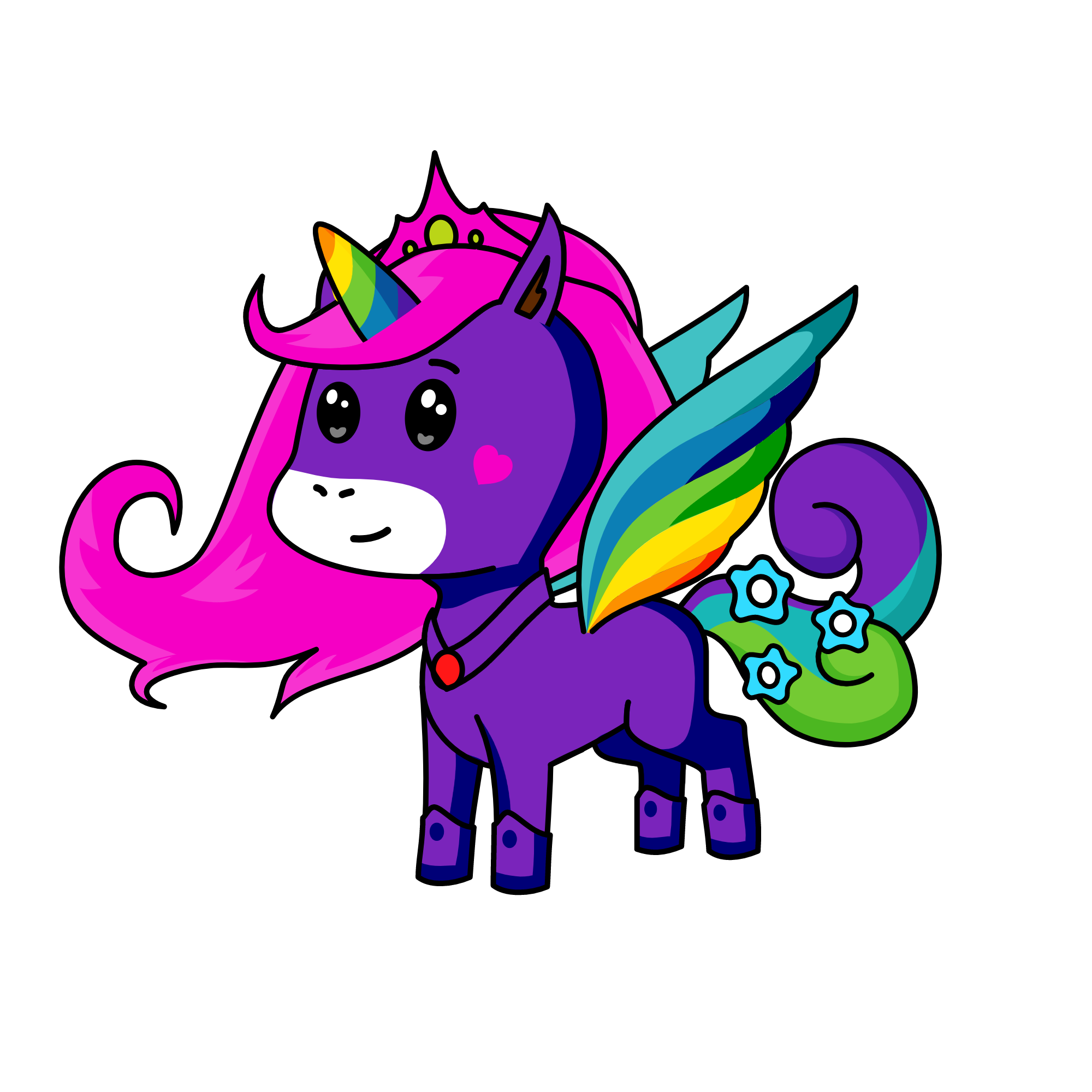 princess rainbow, the unicorn