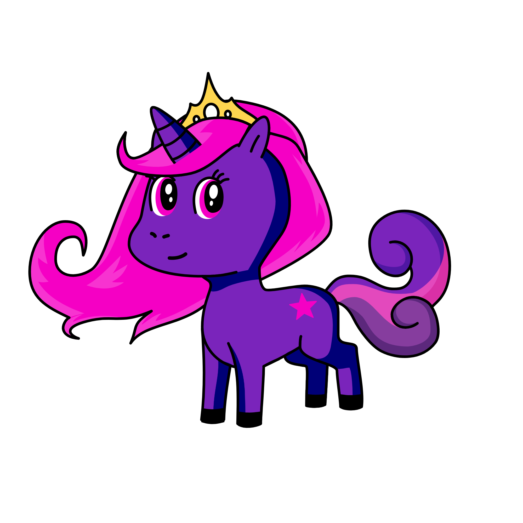 Twilight sparkle, the unicorn