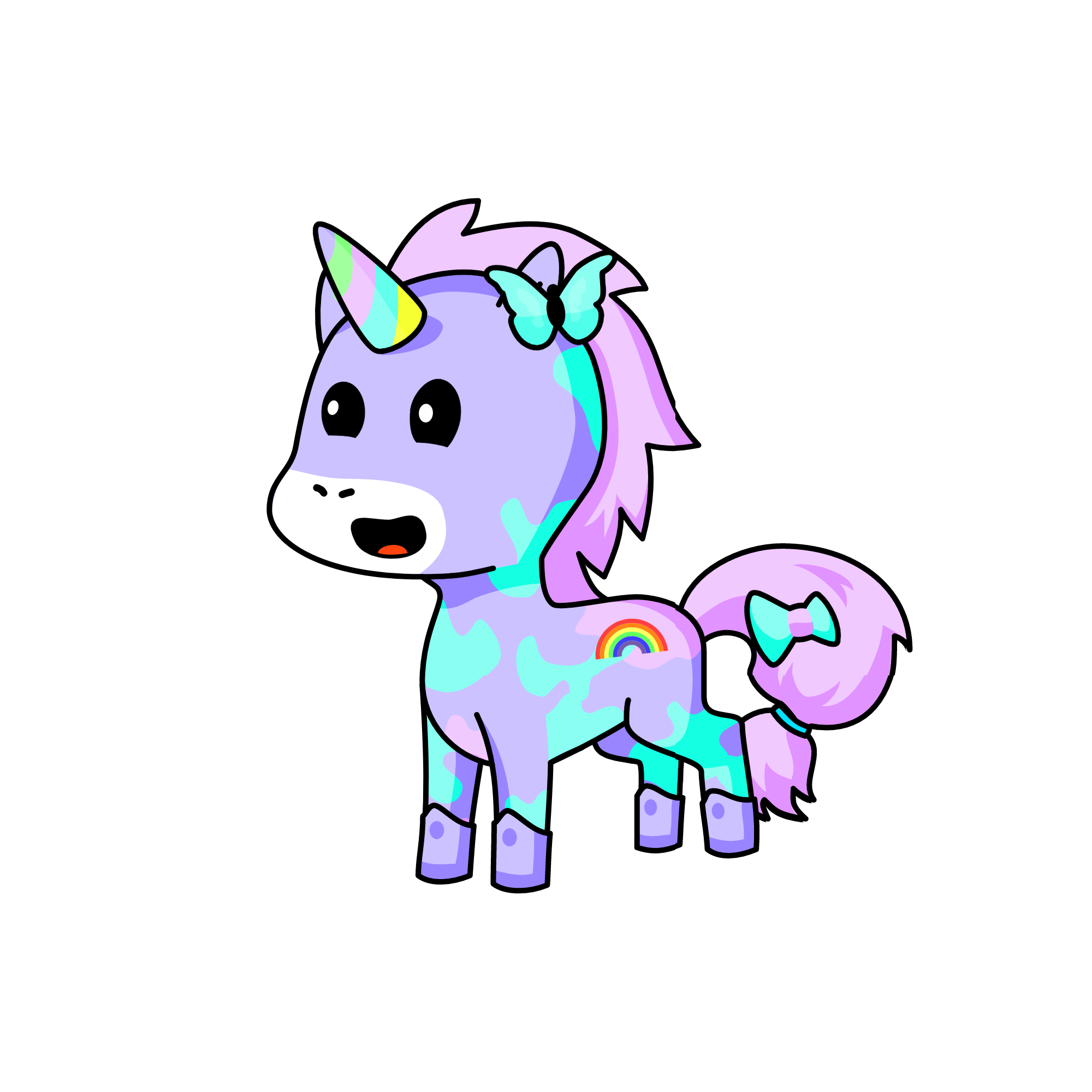 glitter, the unicorn