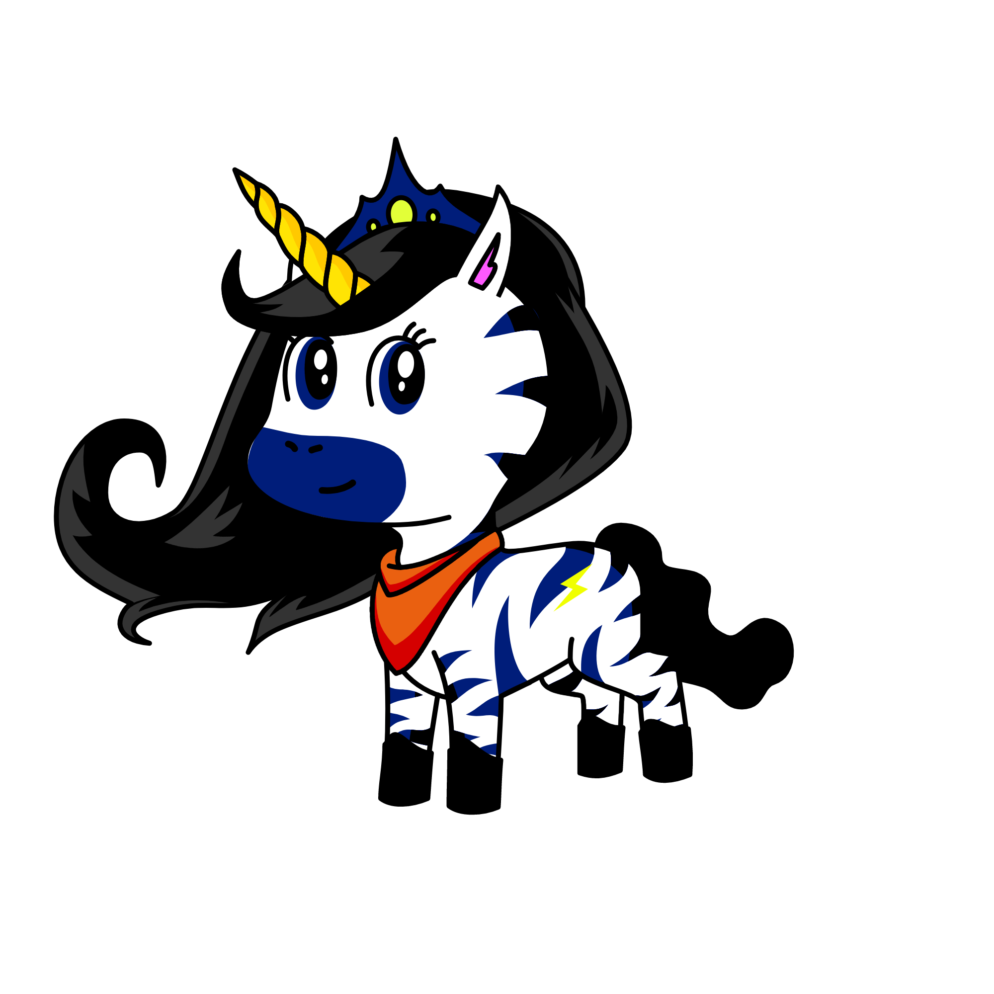 Moonlight, the unicorn
