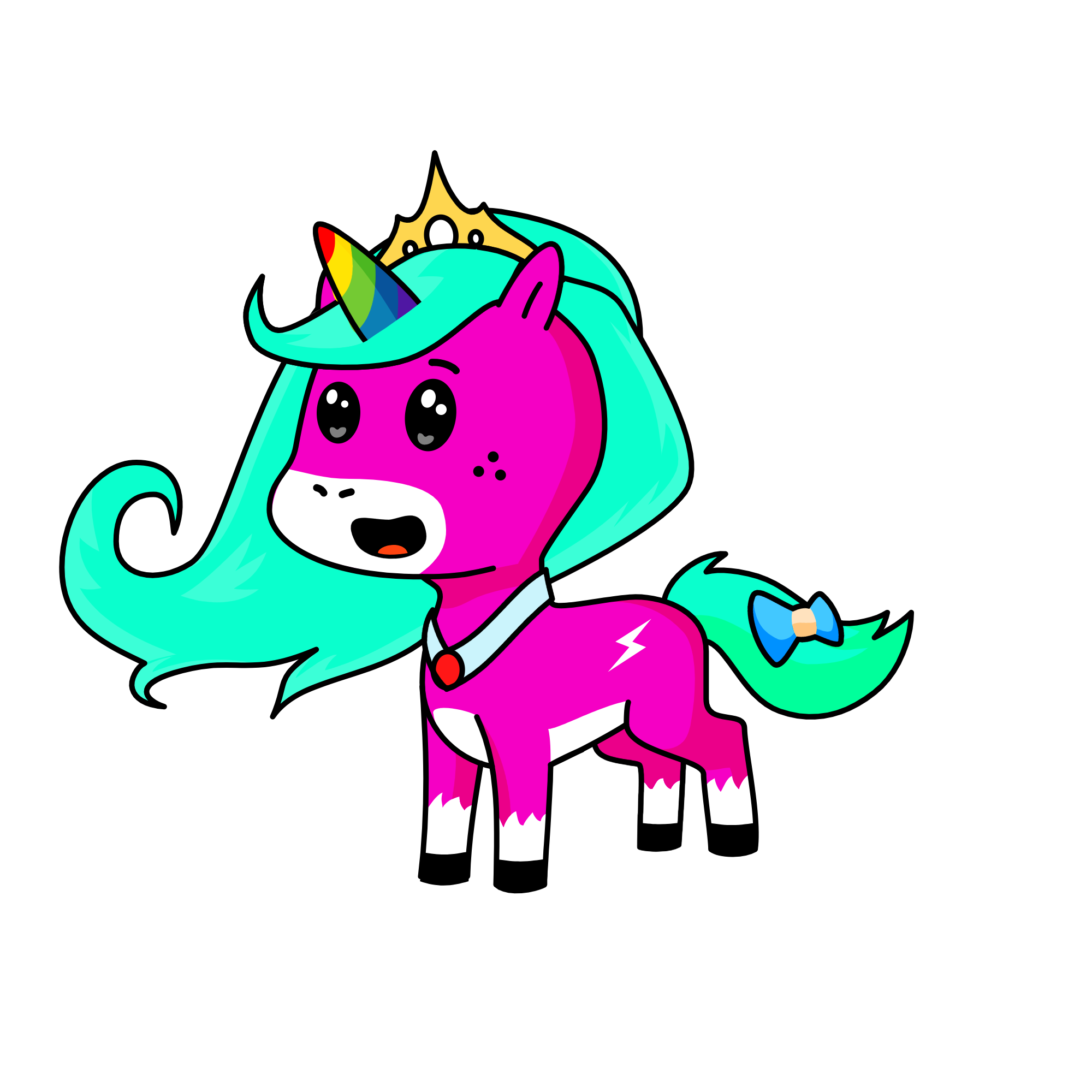 CANDY, the unicorn