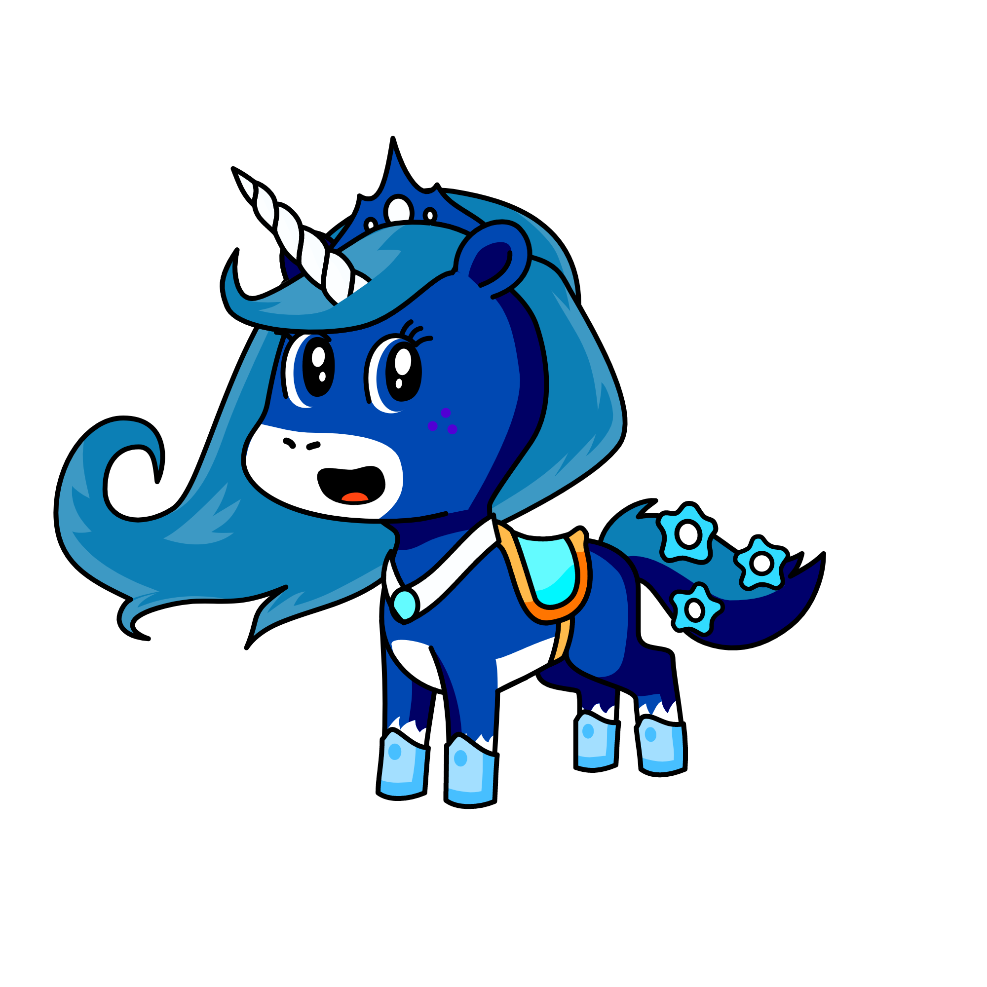 Midnight, the unicorn