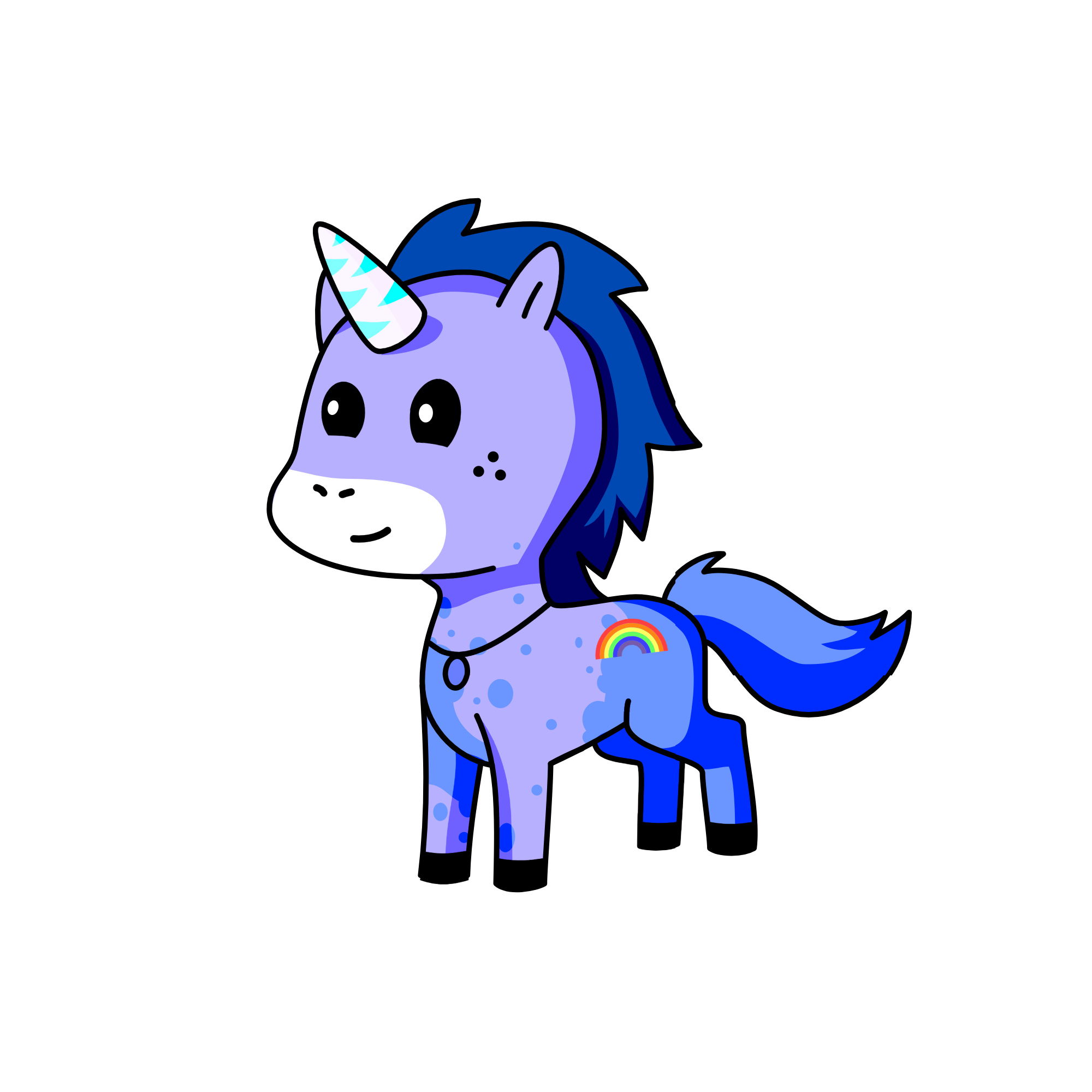 rose, the unicorn