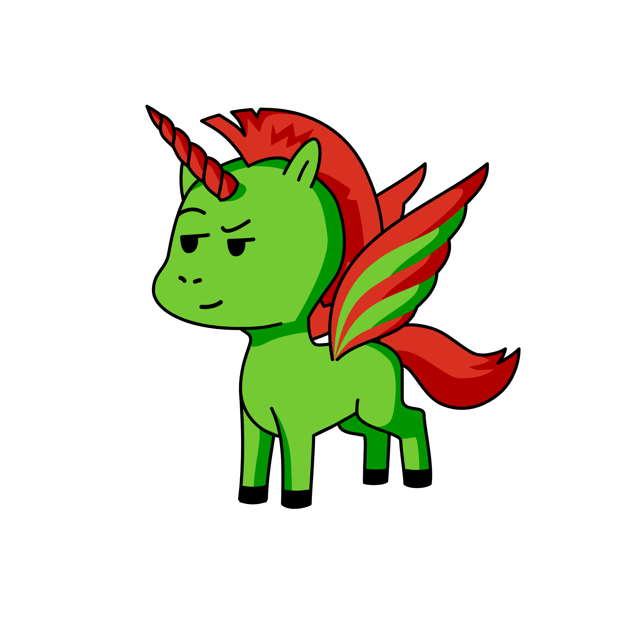 Peppermint Crush, the unicorn