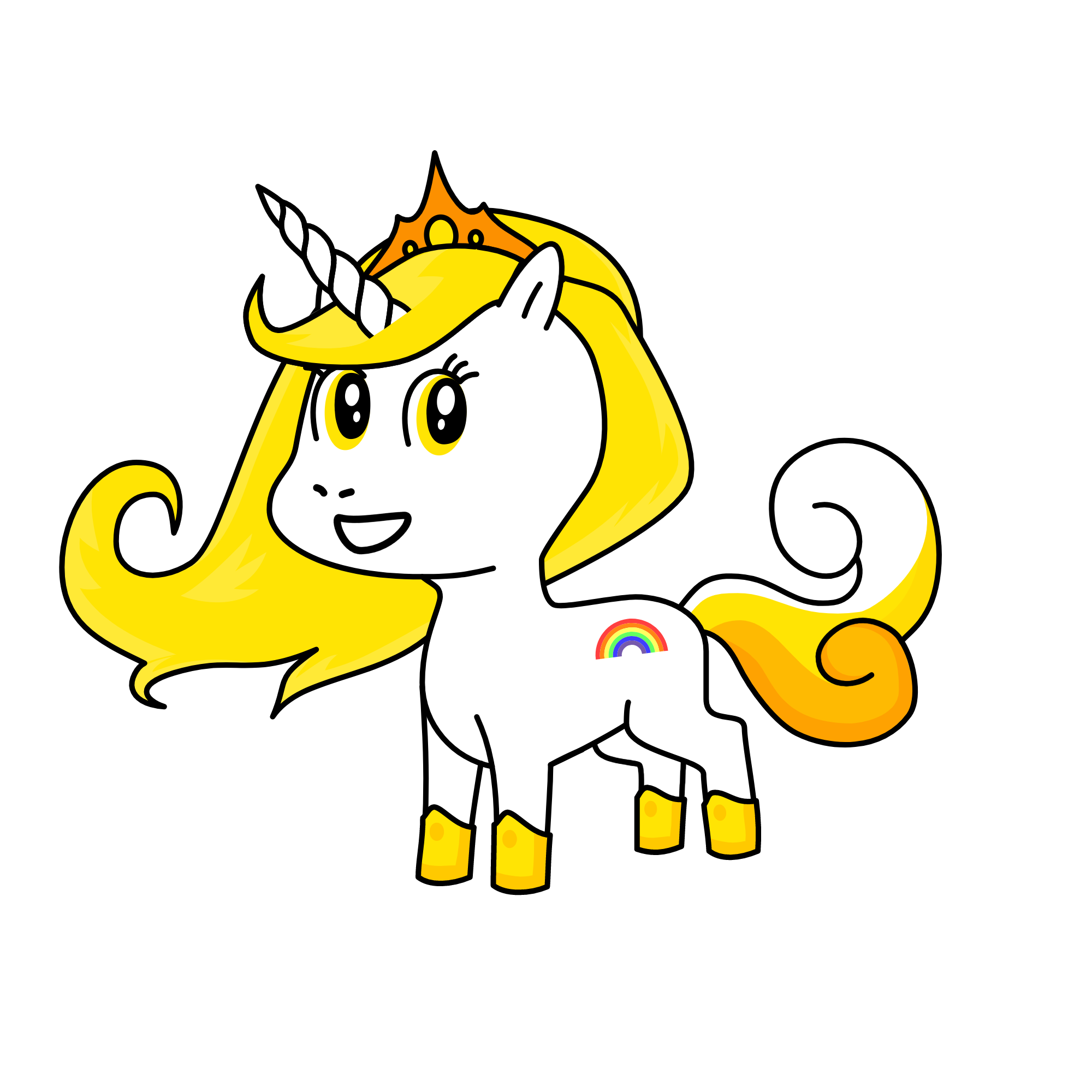 goldy, the unicorn