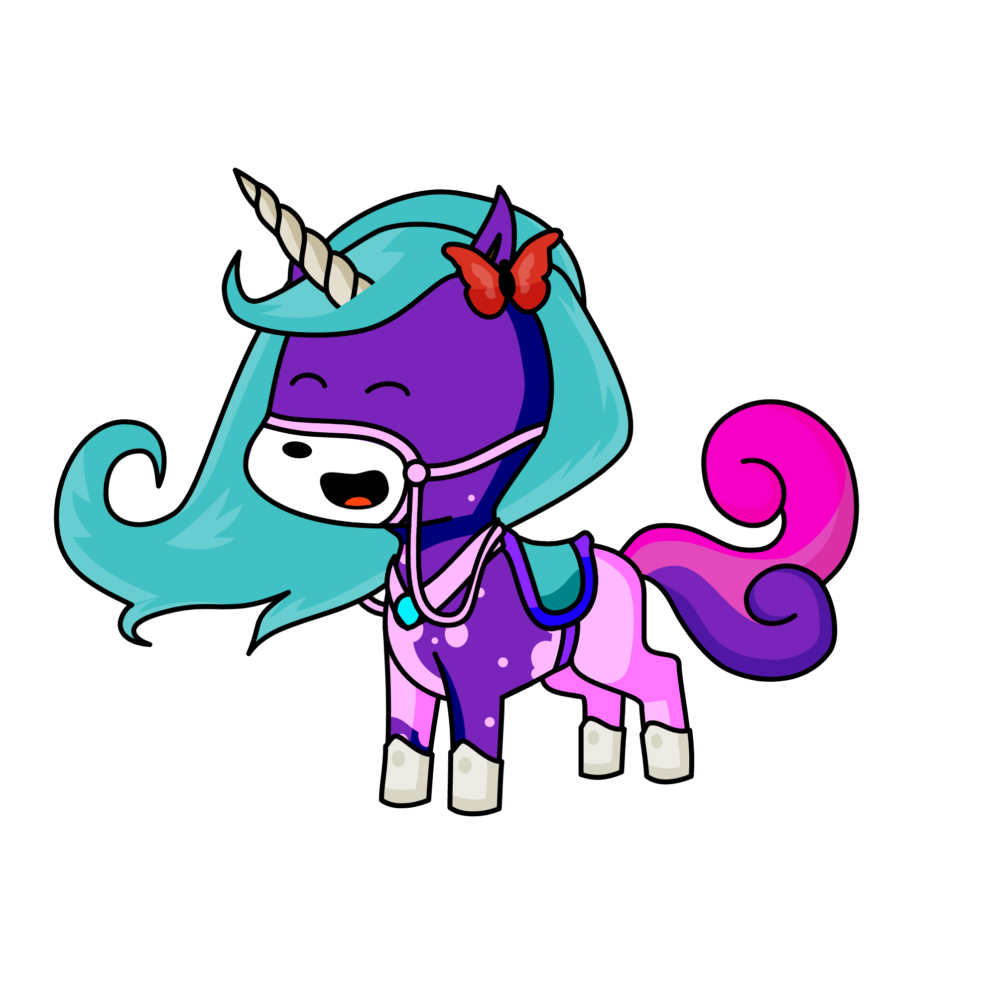 Dark, the unicorn
