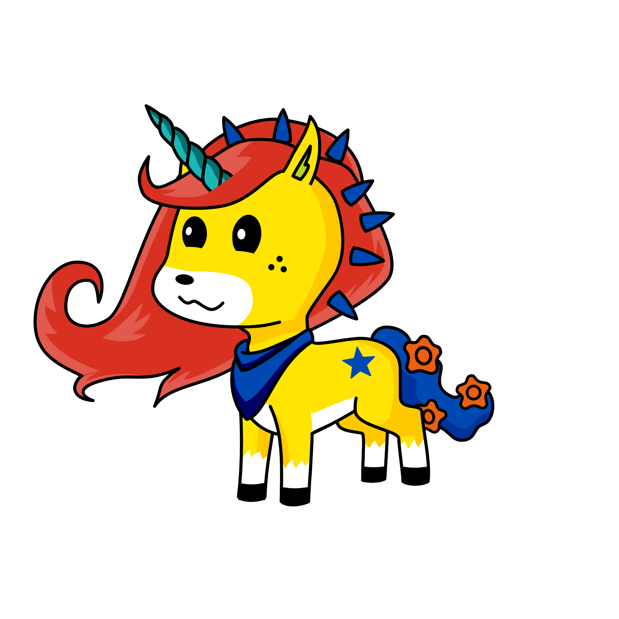 Sunny, the unicorn